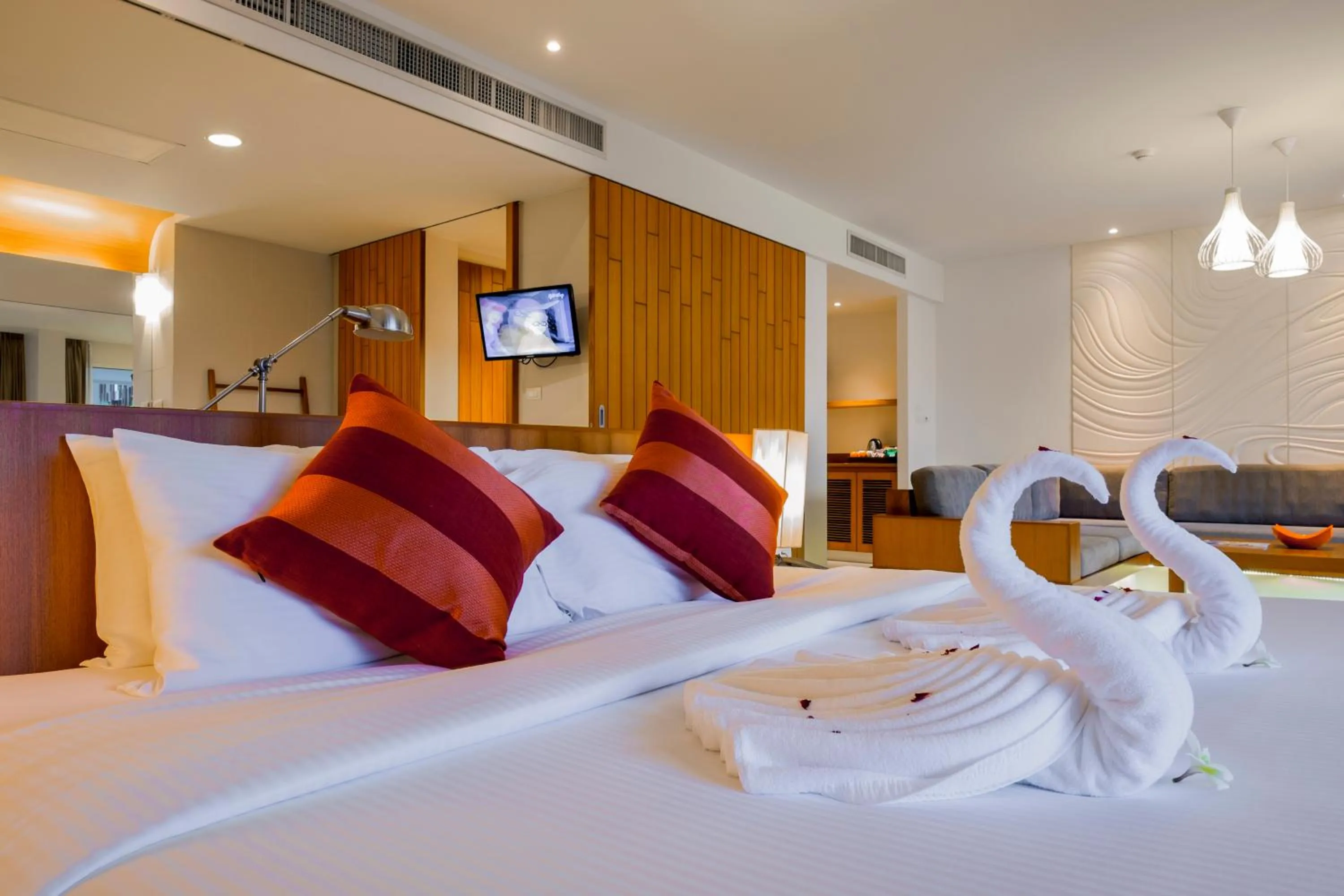 Photo of the whole room, Bed in G Hua Hin Resort & Mall