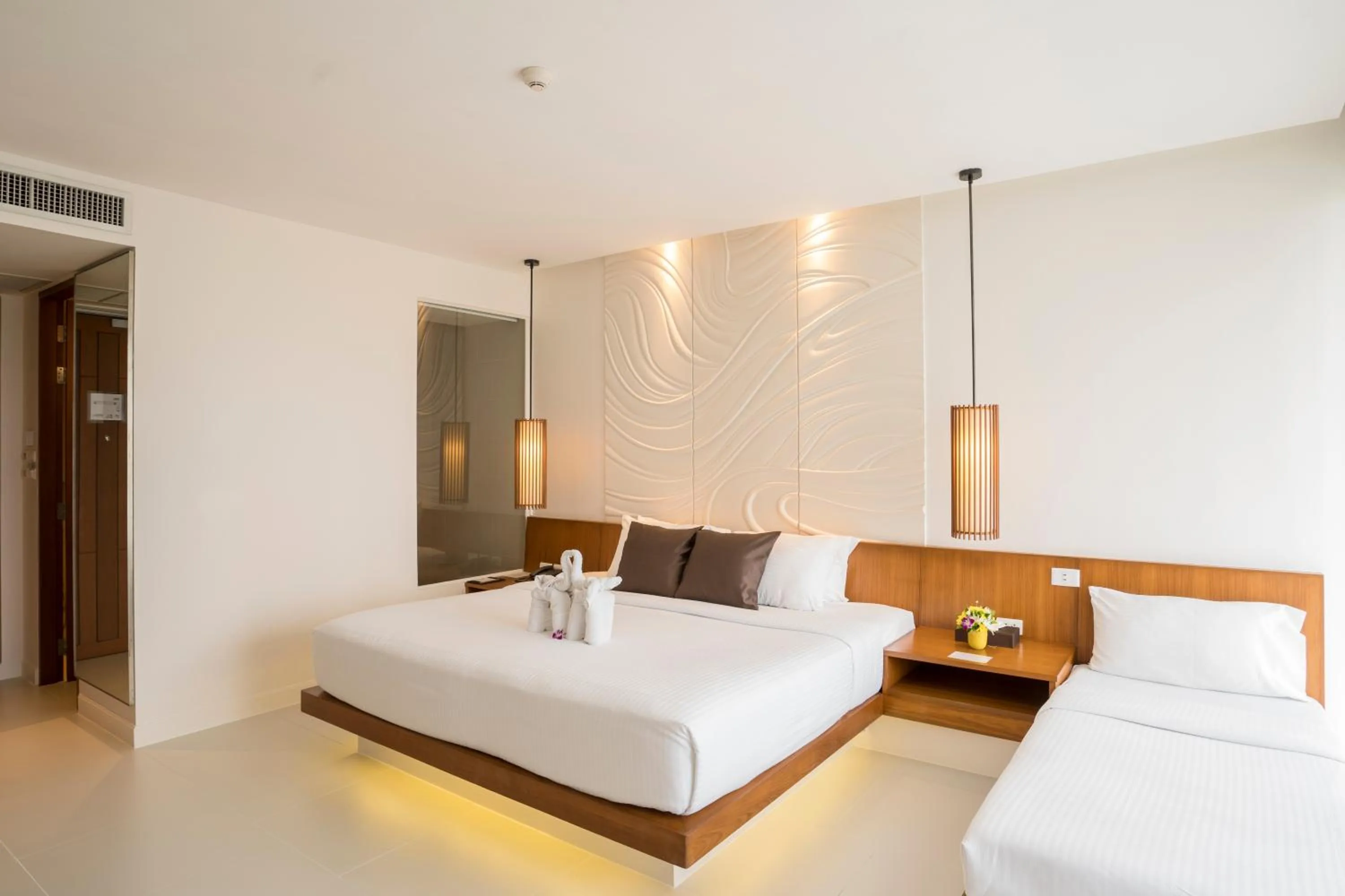 towels, Bed in G Hua Hin Resort & Mall