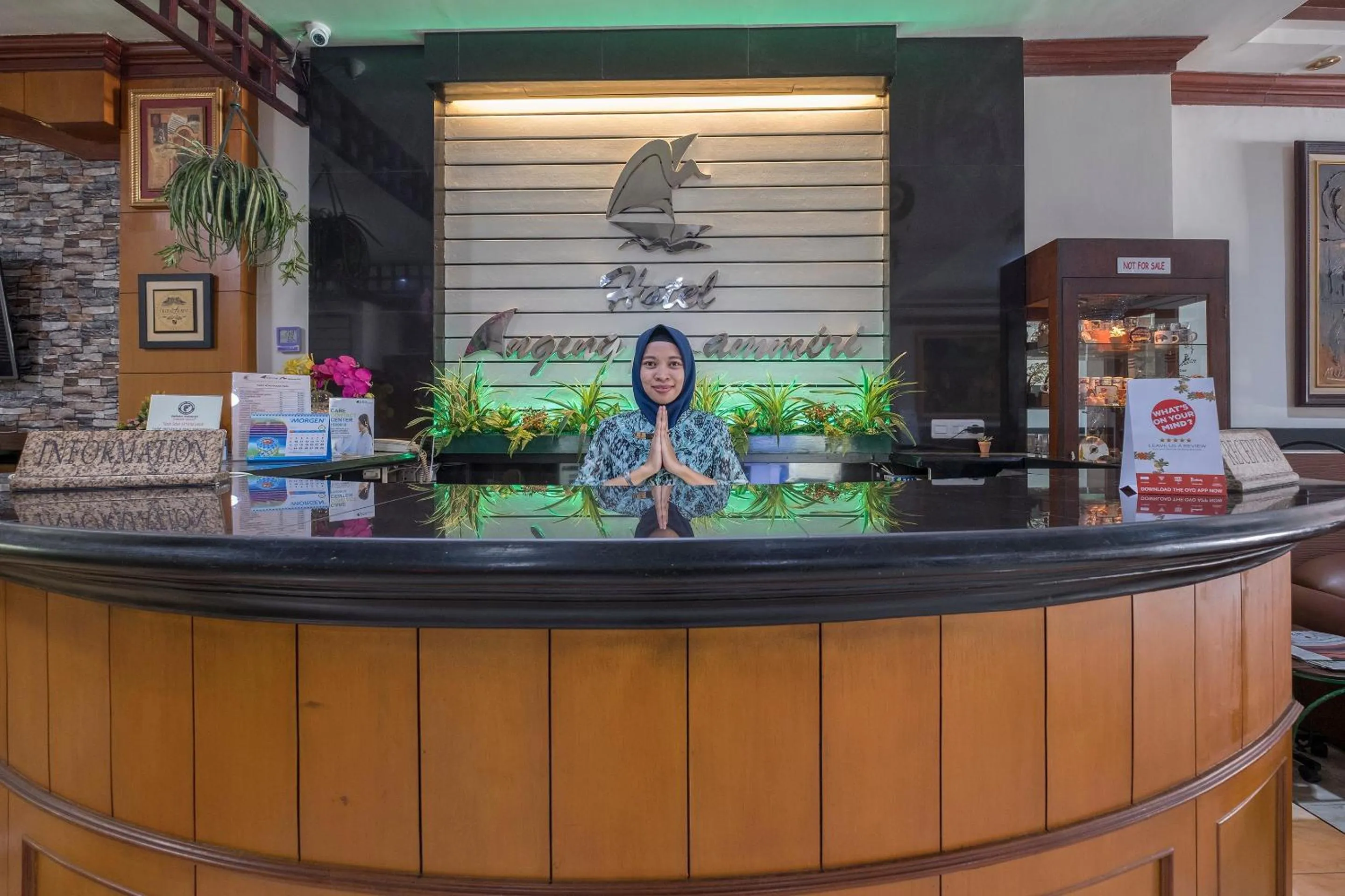 Lobby or reception in OYO 1090 Hotel Anging Mammiri Makassar