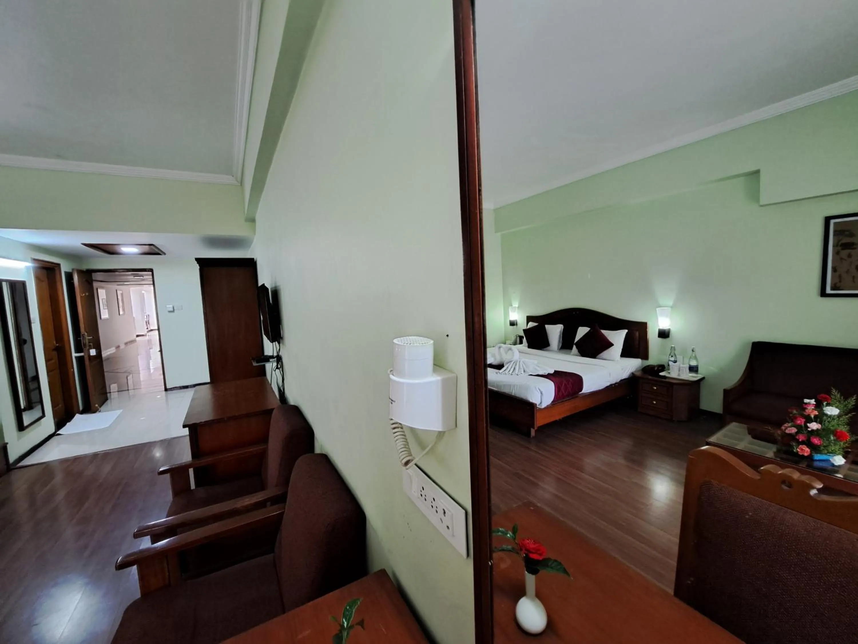 Photo of the whole room, Bed in Hotel Preethi Classic Towers