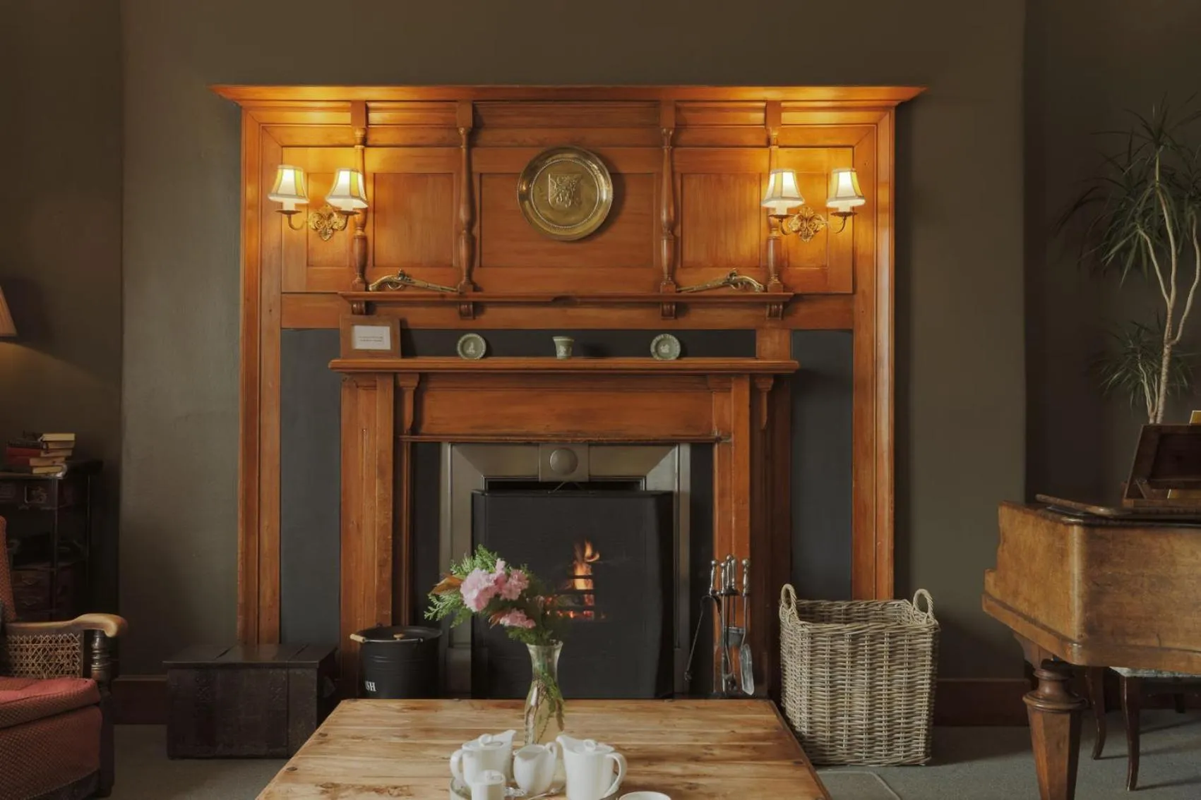 Lobby or reception in The Lovat, Loch Ness