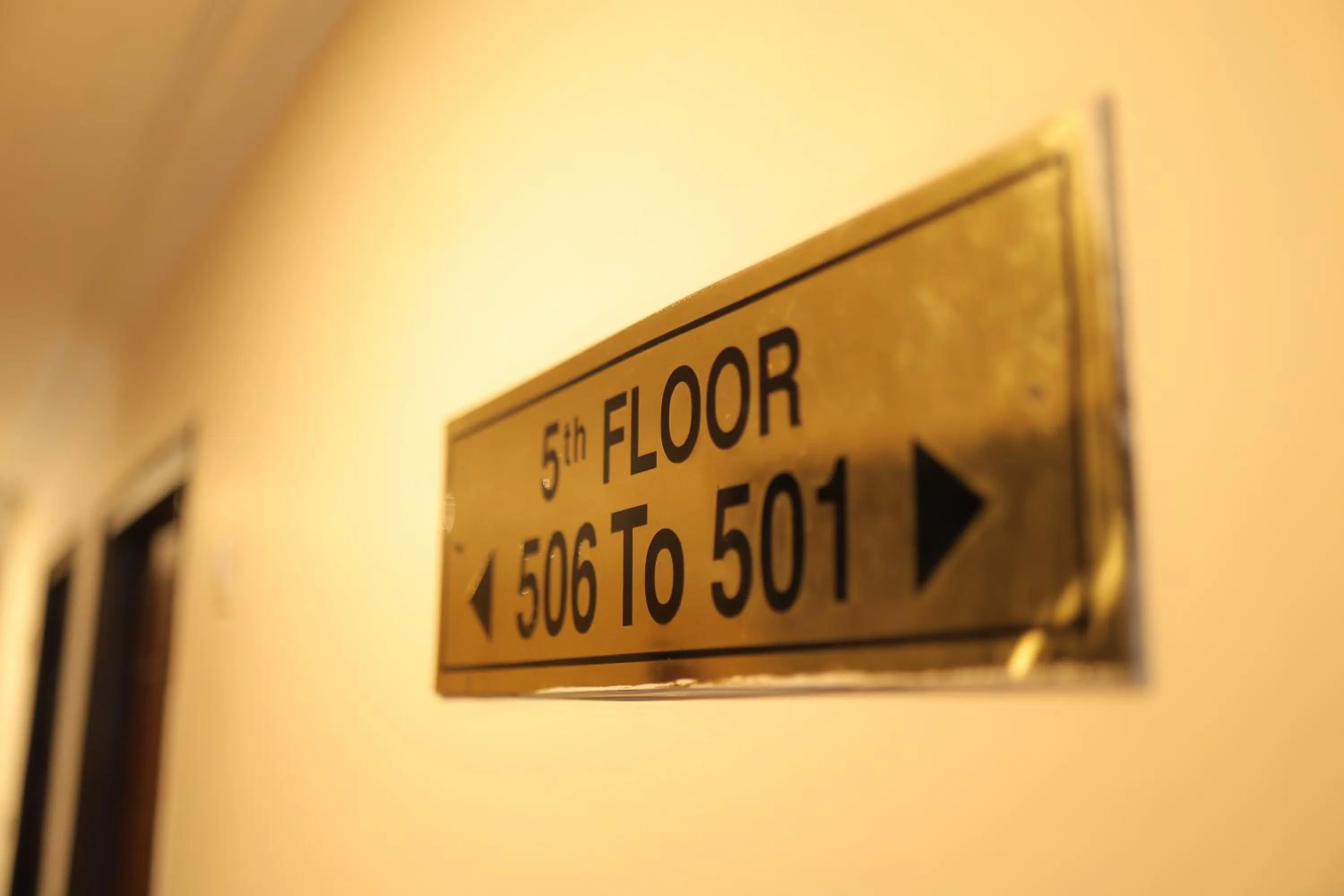 Text overlay in Hotel Mangalore International