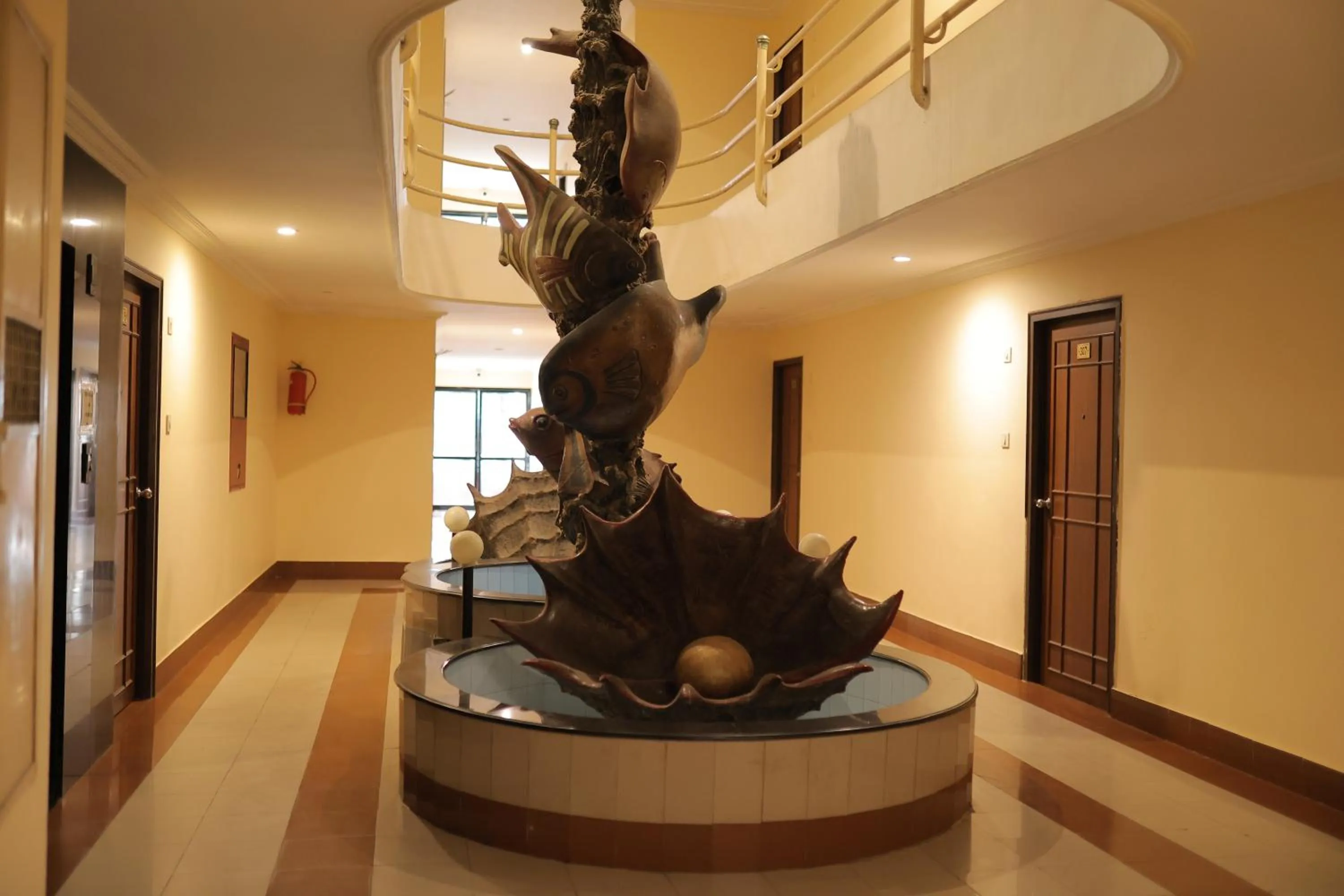 Seating area in Hotel Mangalore International