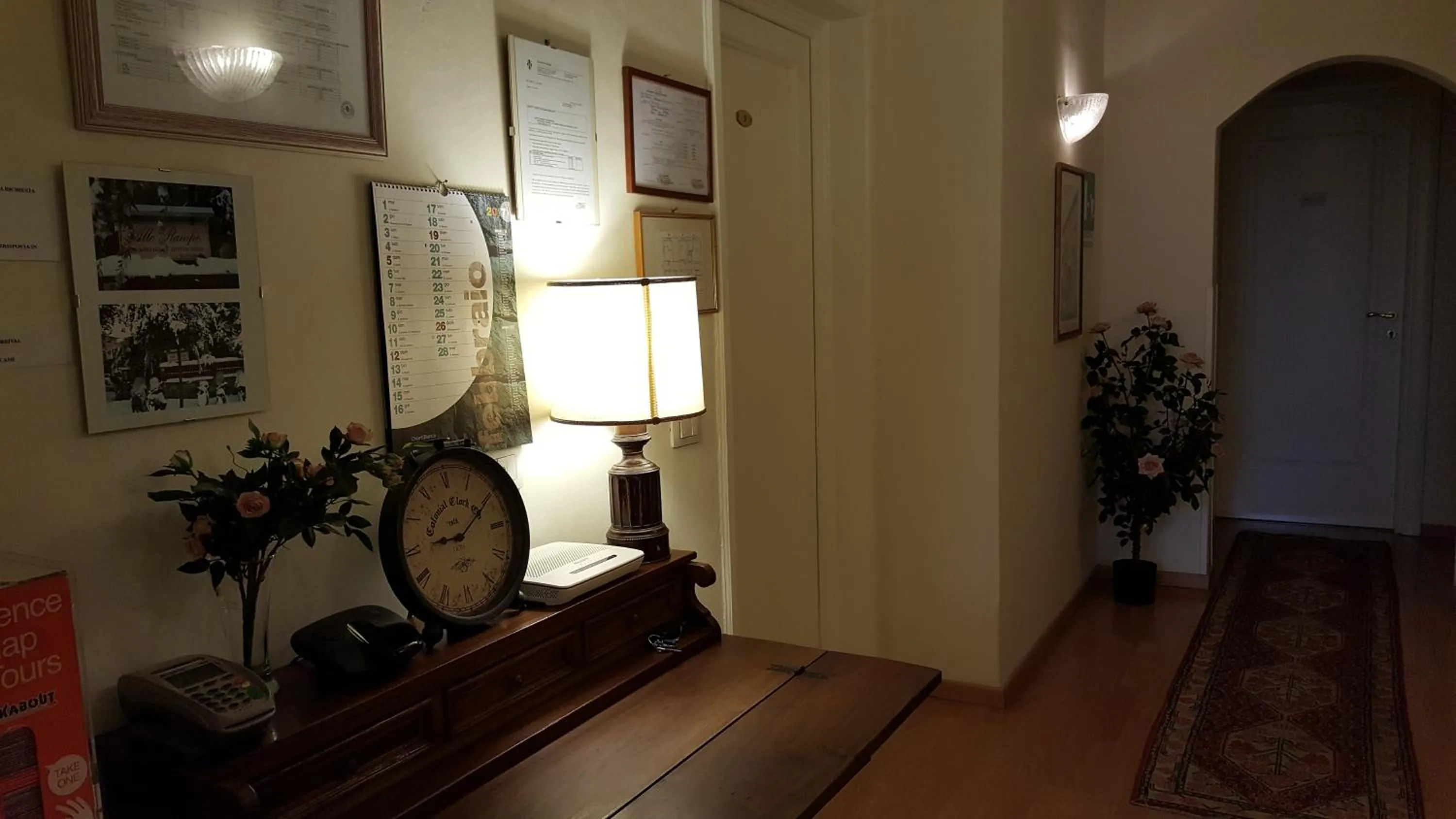 Lobby or reception in Villa Alle Rampe