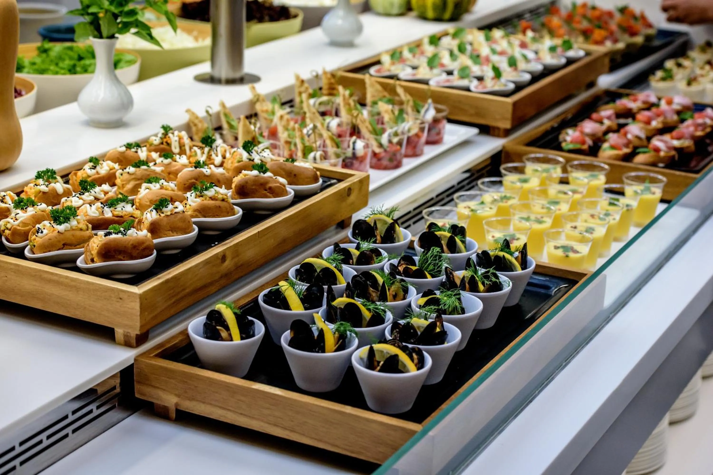 Buffet breakfast in Lyttos Beach