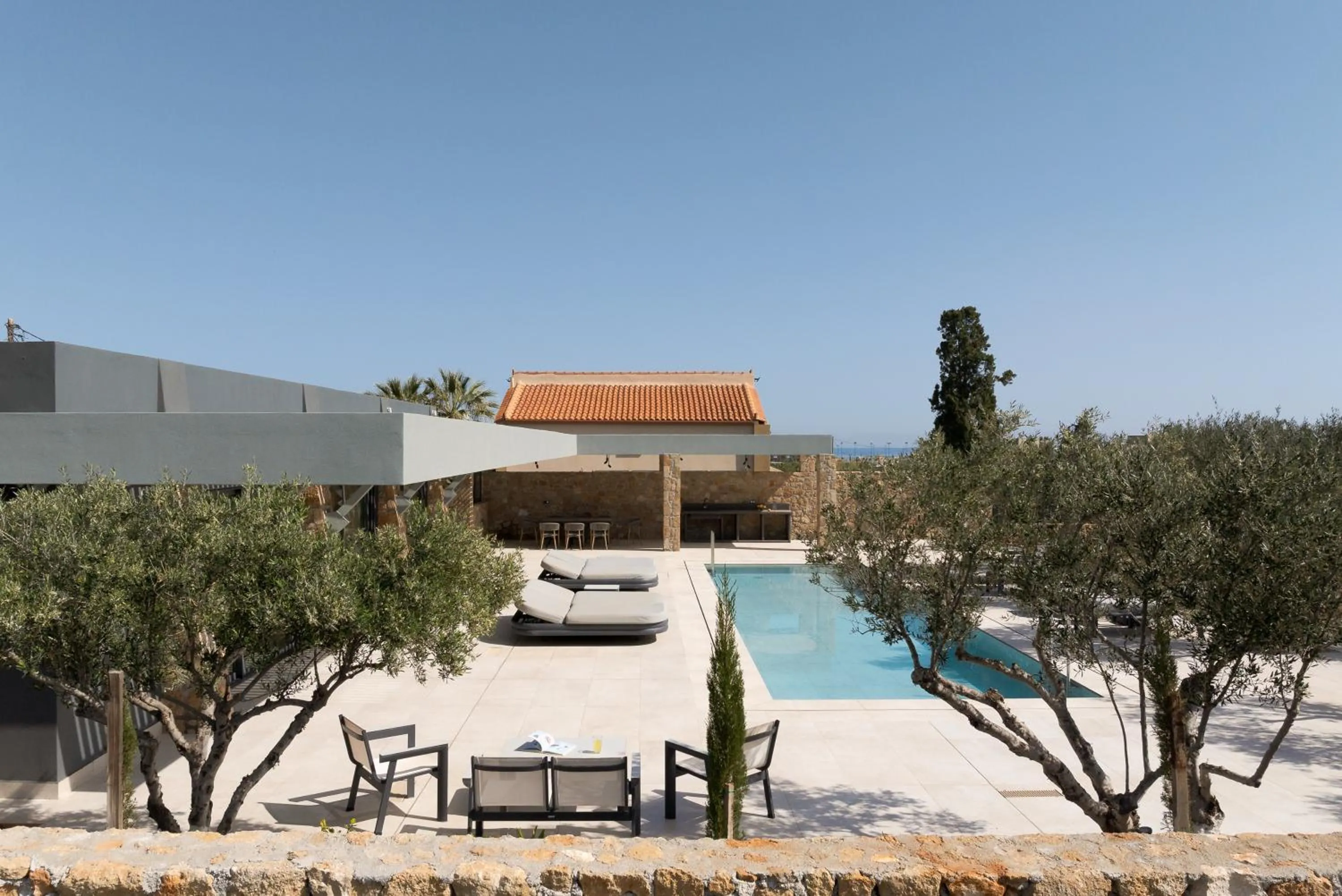 Natural landscape in Lyttos Beach