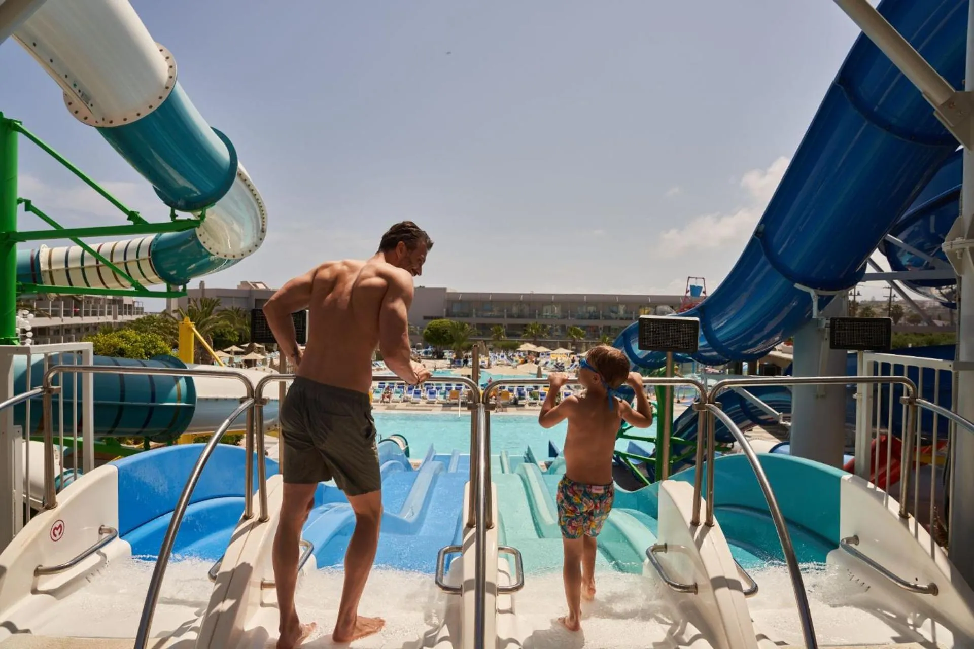 Swimming pool in Lyttos Beach
