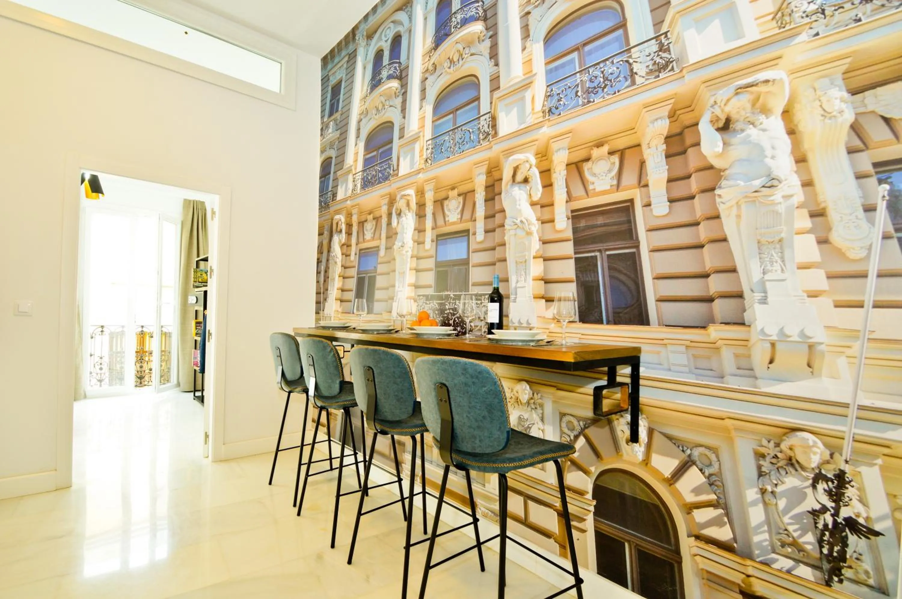 Seating area in NineSuites