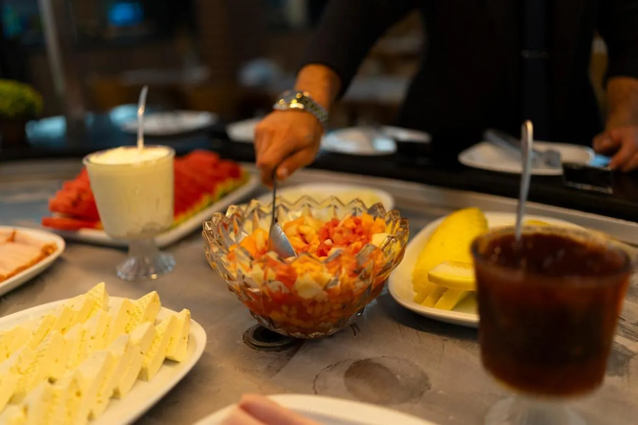 Breakfast in Hotel Green Hill