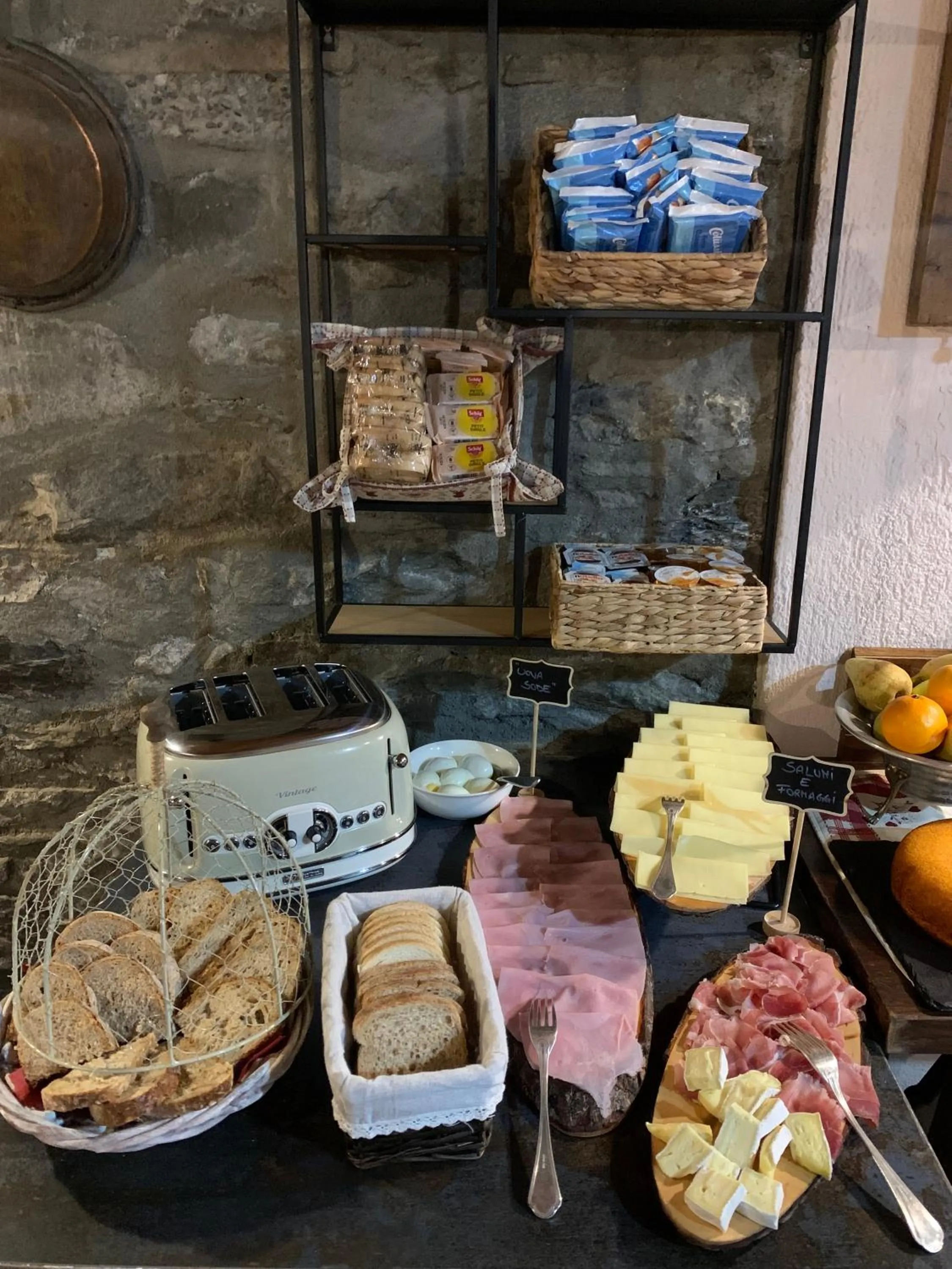 Buffet breakfast in Hotel Coeur Du Village