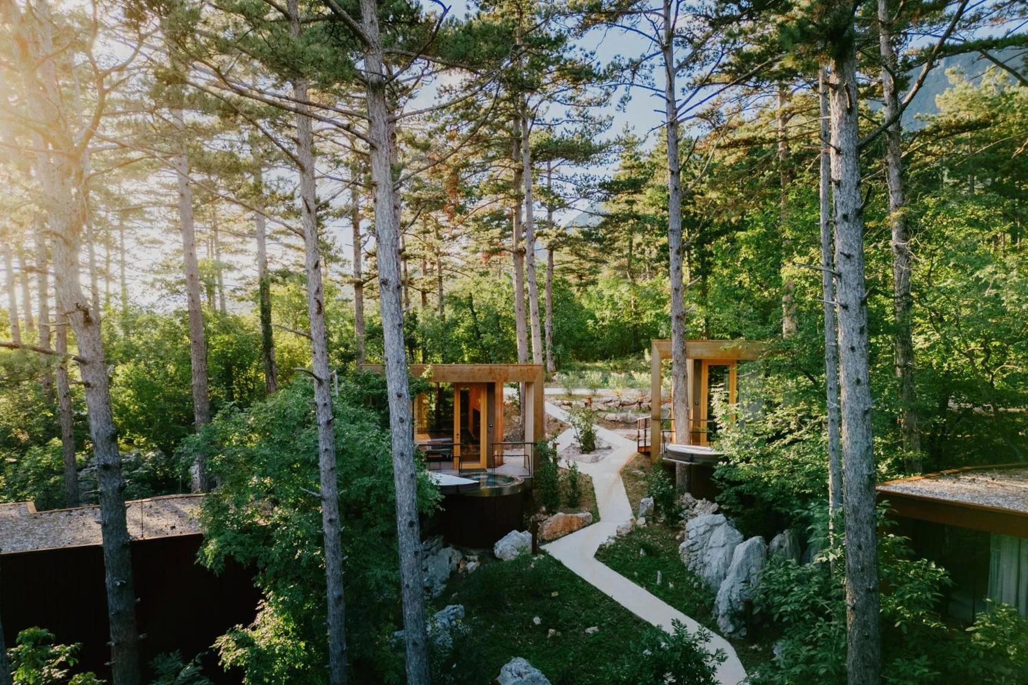 View (from property/room) in Theodosius Forest Village - Glamping in Vipava valley