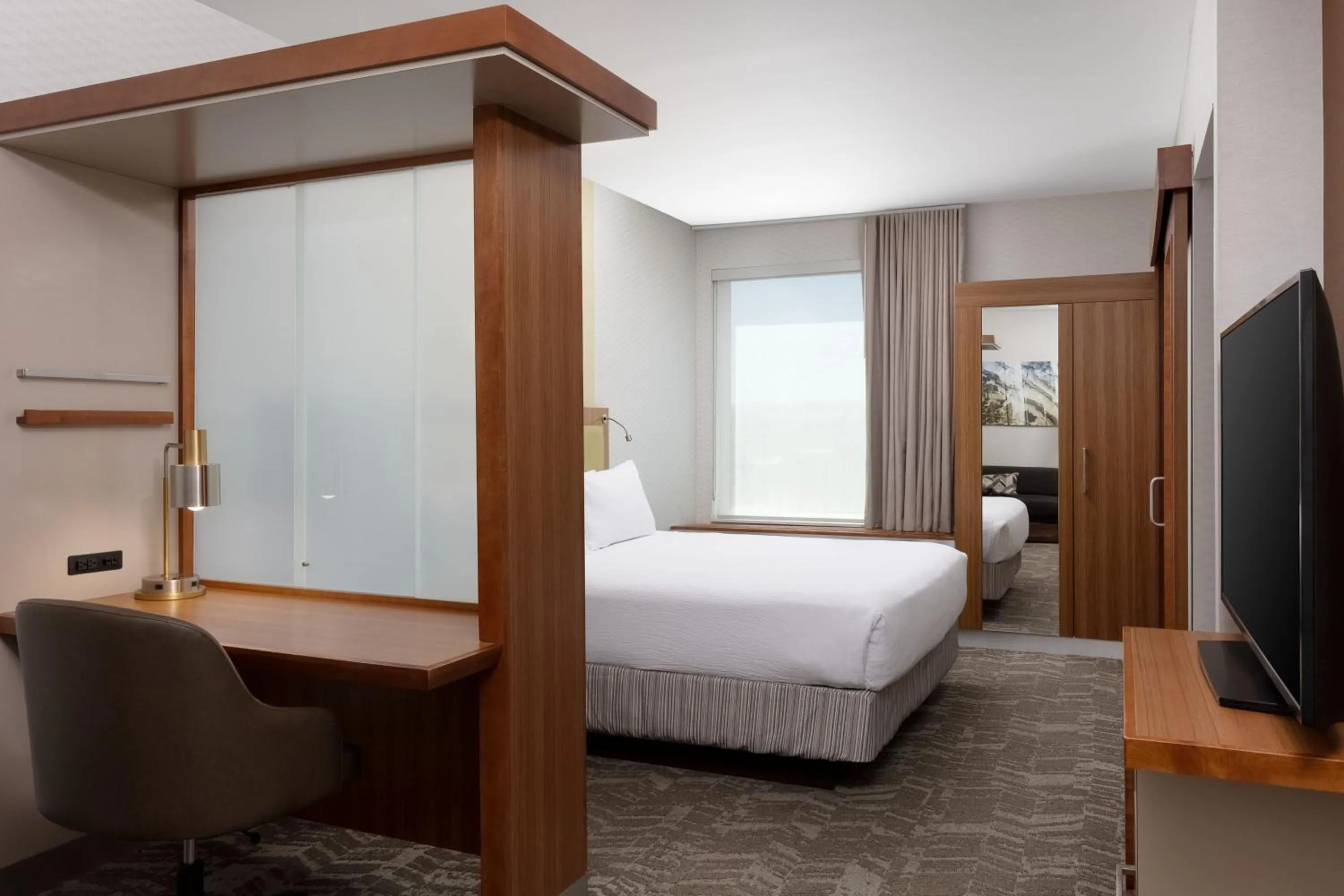 Photo of the whole room, Bed in SpringHill Suites by Marriott Grand Junction Downtown/Historic Main Street