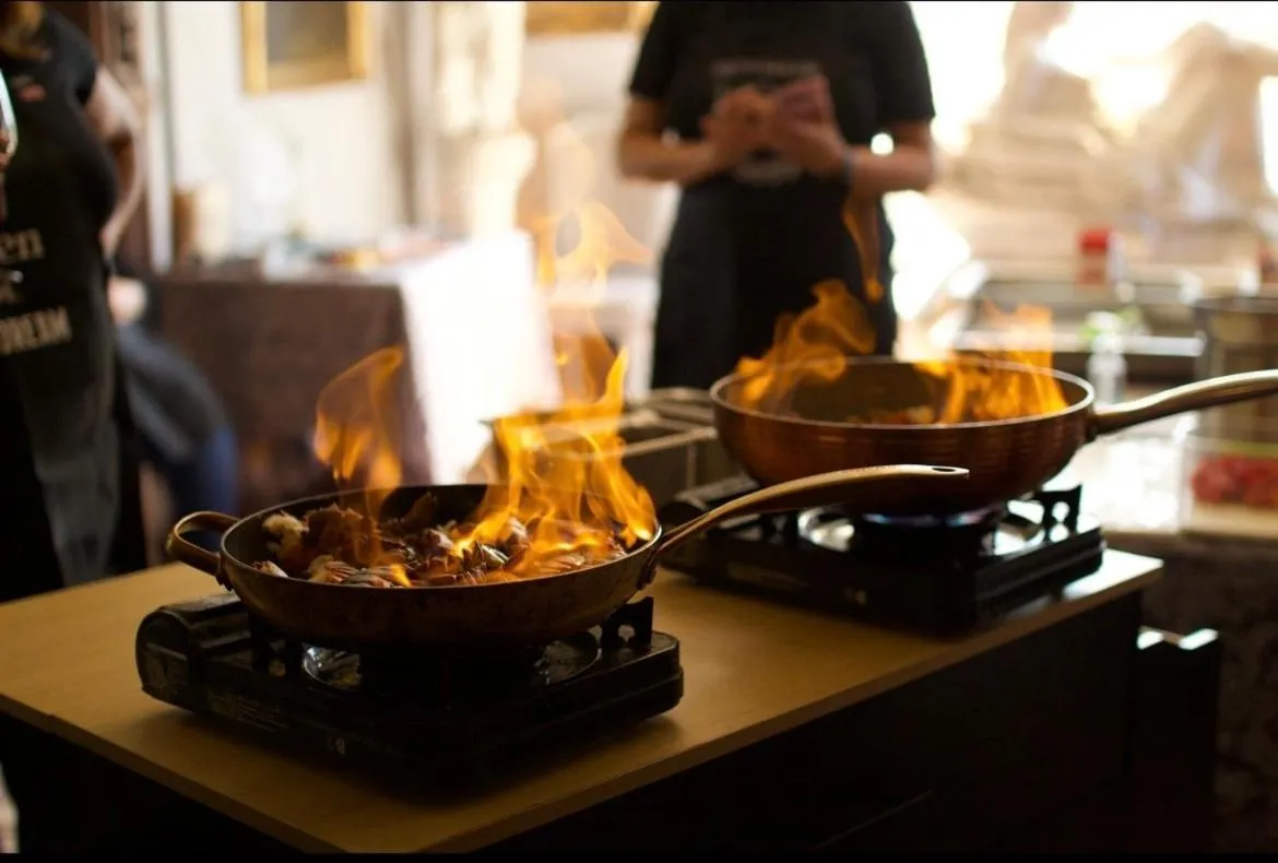 Food close-up in Henderson Castle Inn