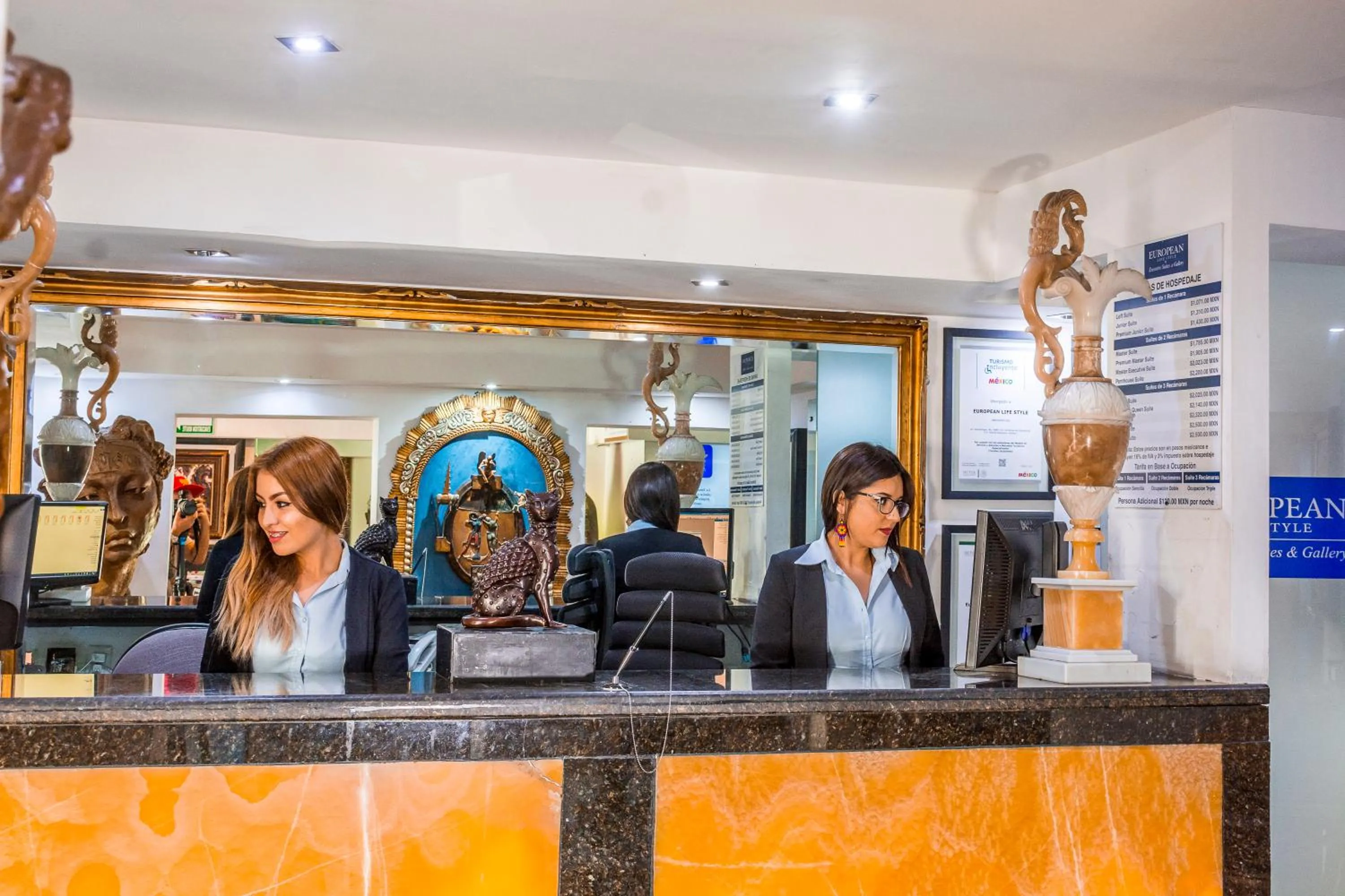 Lobby or reception in European Life Style Executive Suites