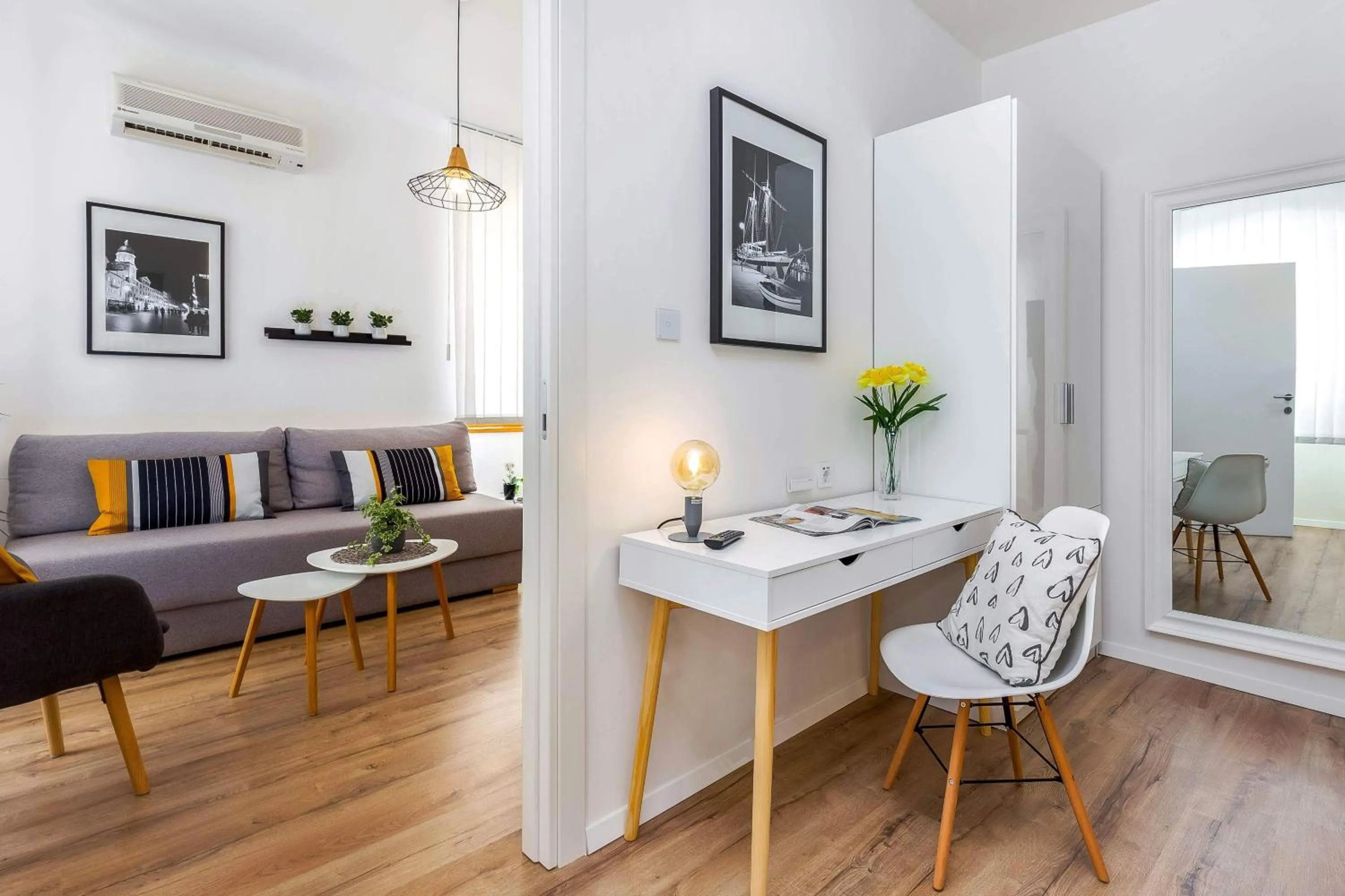 Seating area in Rijeka Apartments TERRA I & II