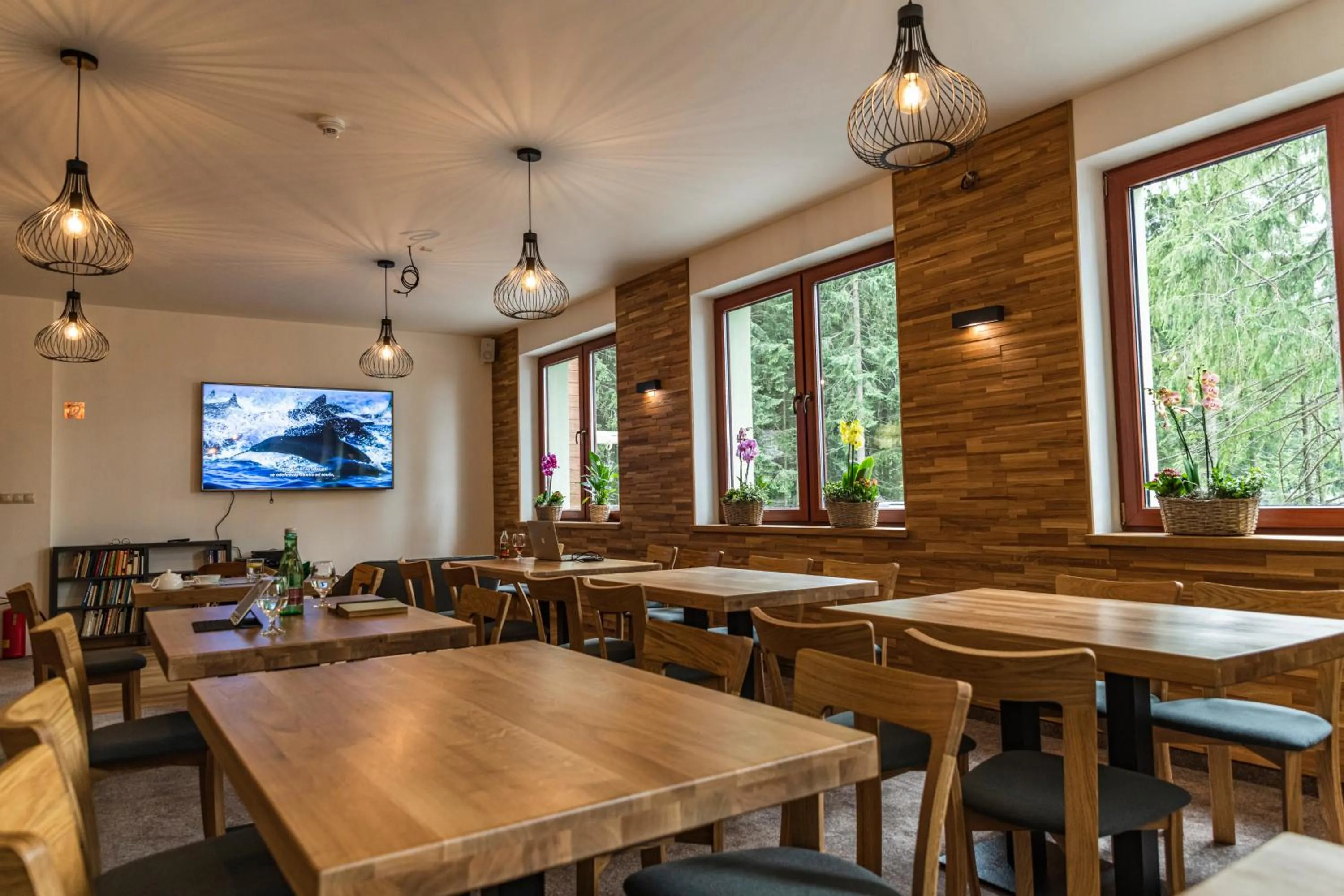 Communal lounge/ TV room in Hotel Jasná