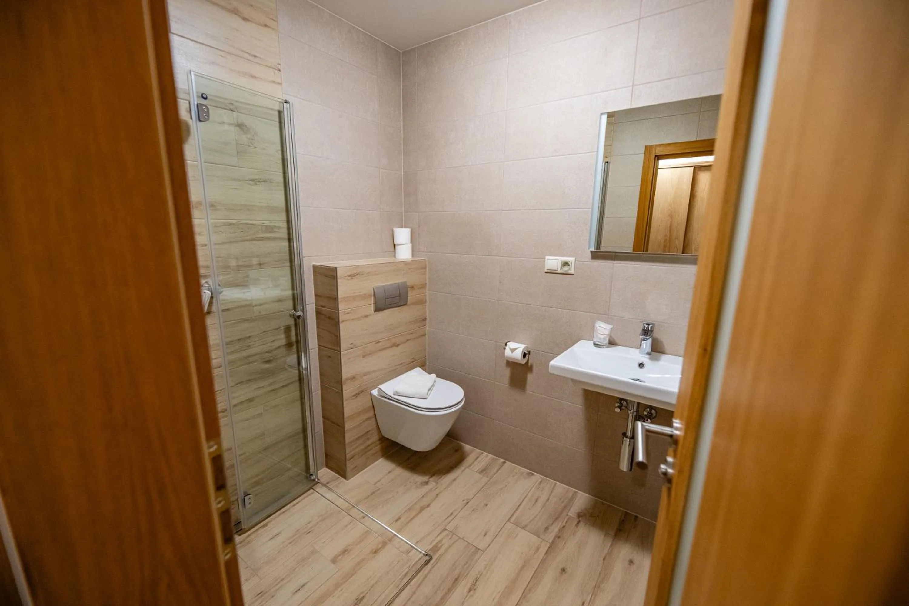 Shower in Hotel Jasná