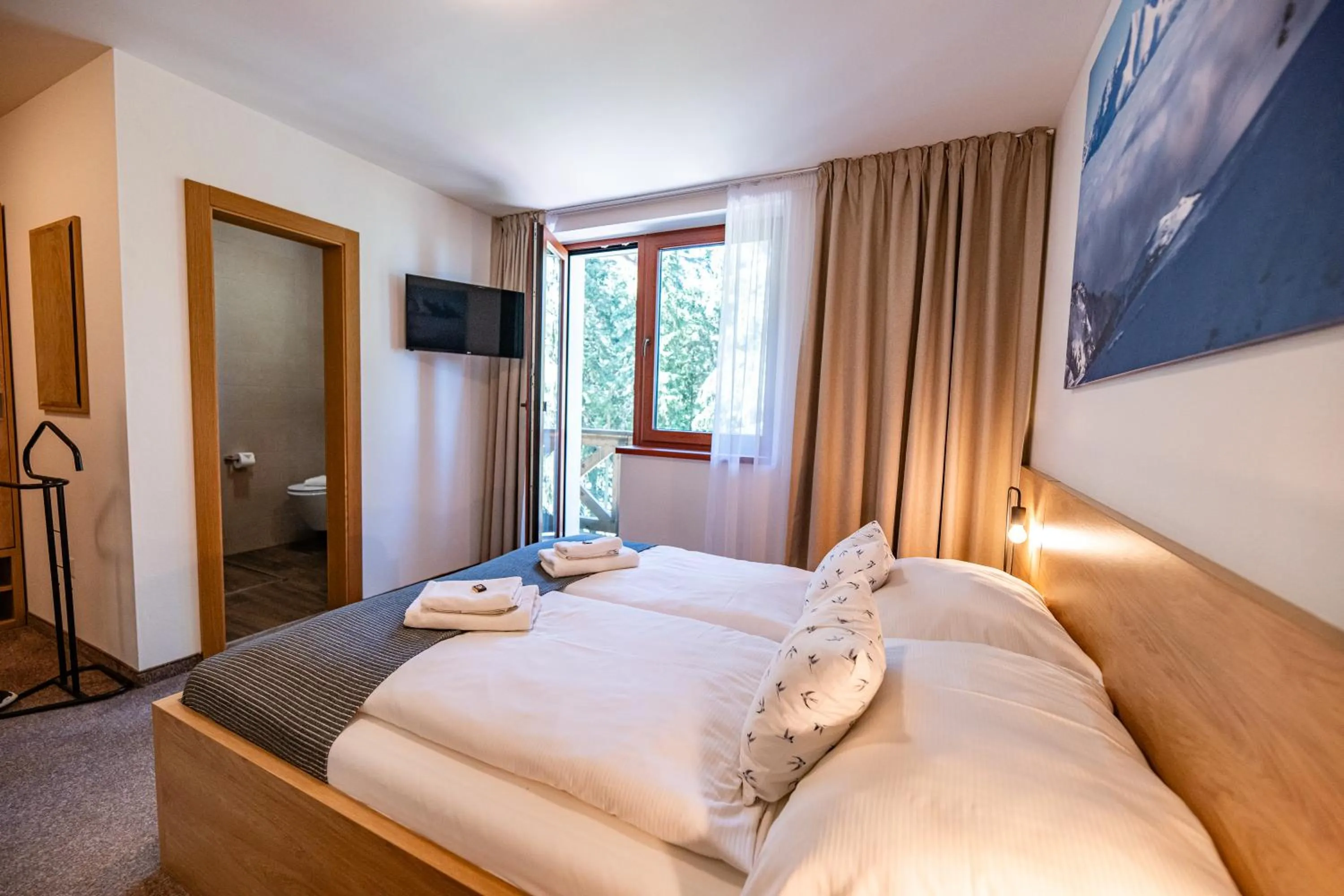 Bedroom, Bed in Hotel Jasná