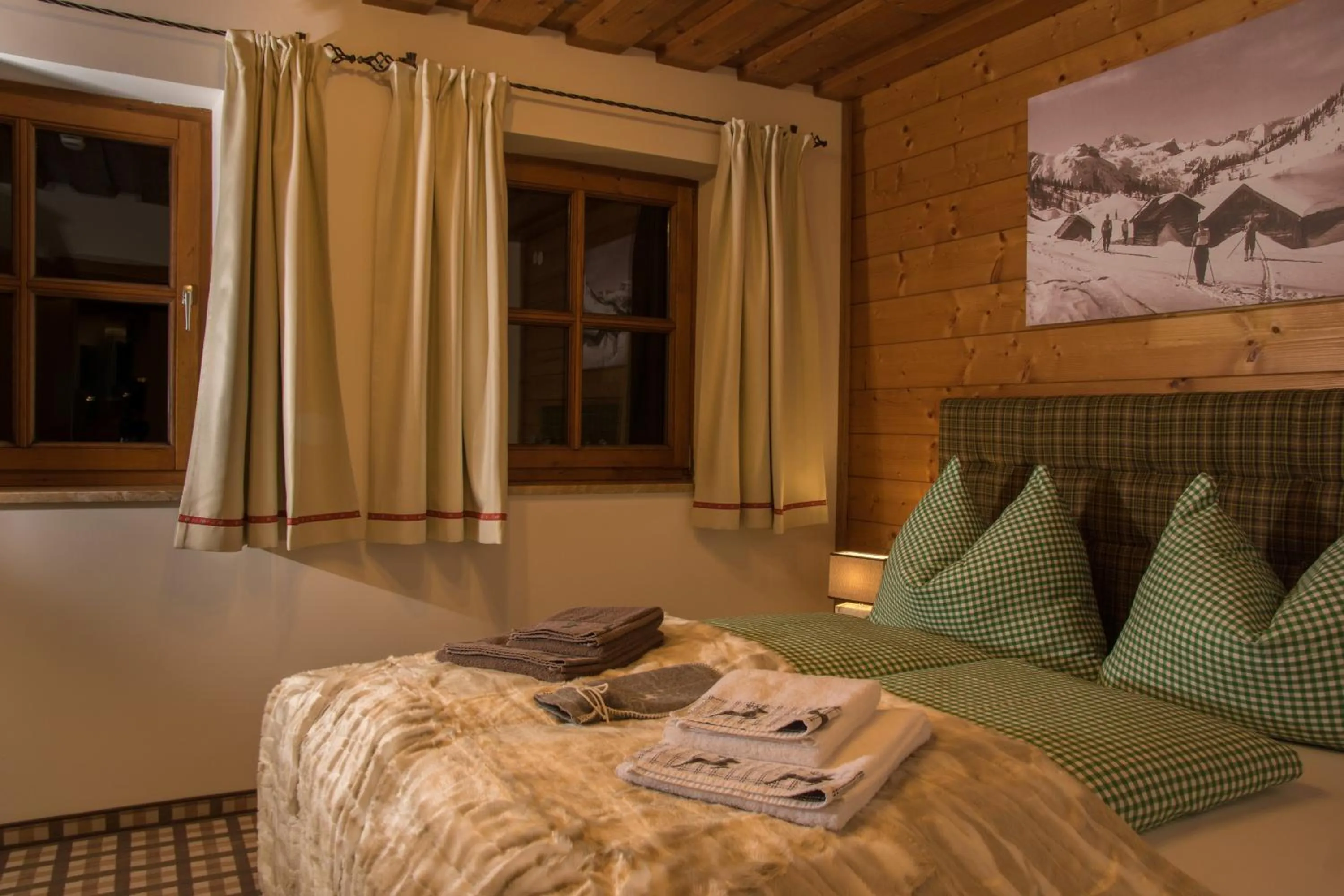 Bed in Landhaus Alpenjuwel