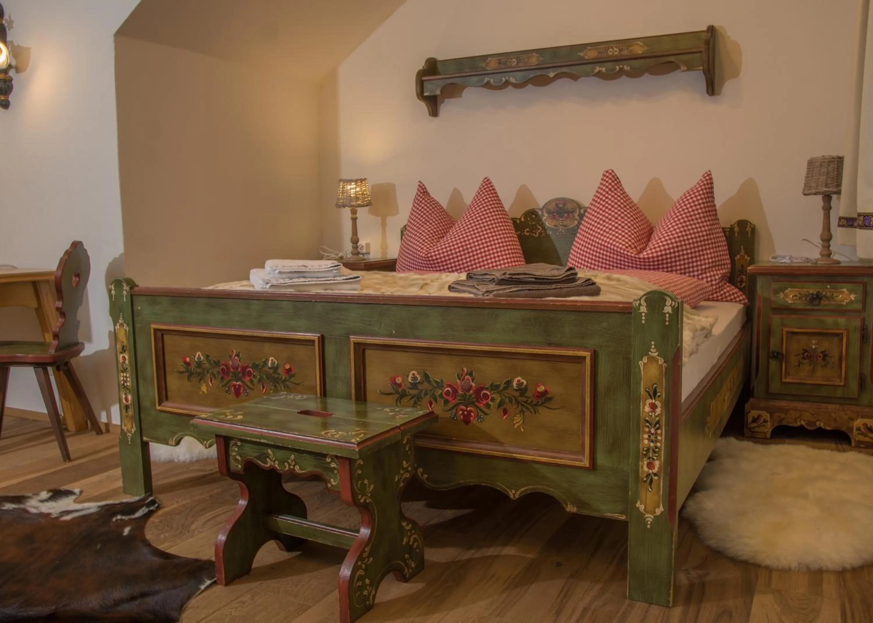 Bed in Landhaus Alpenjuwel