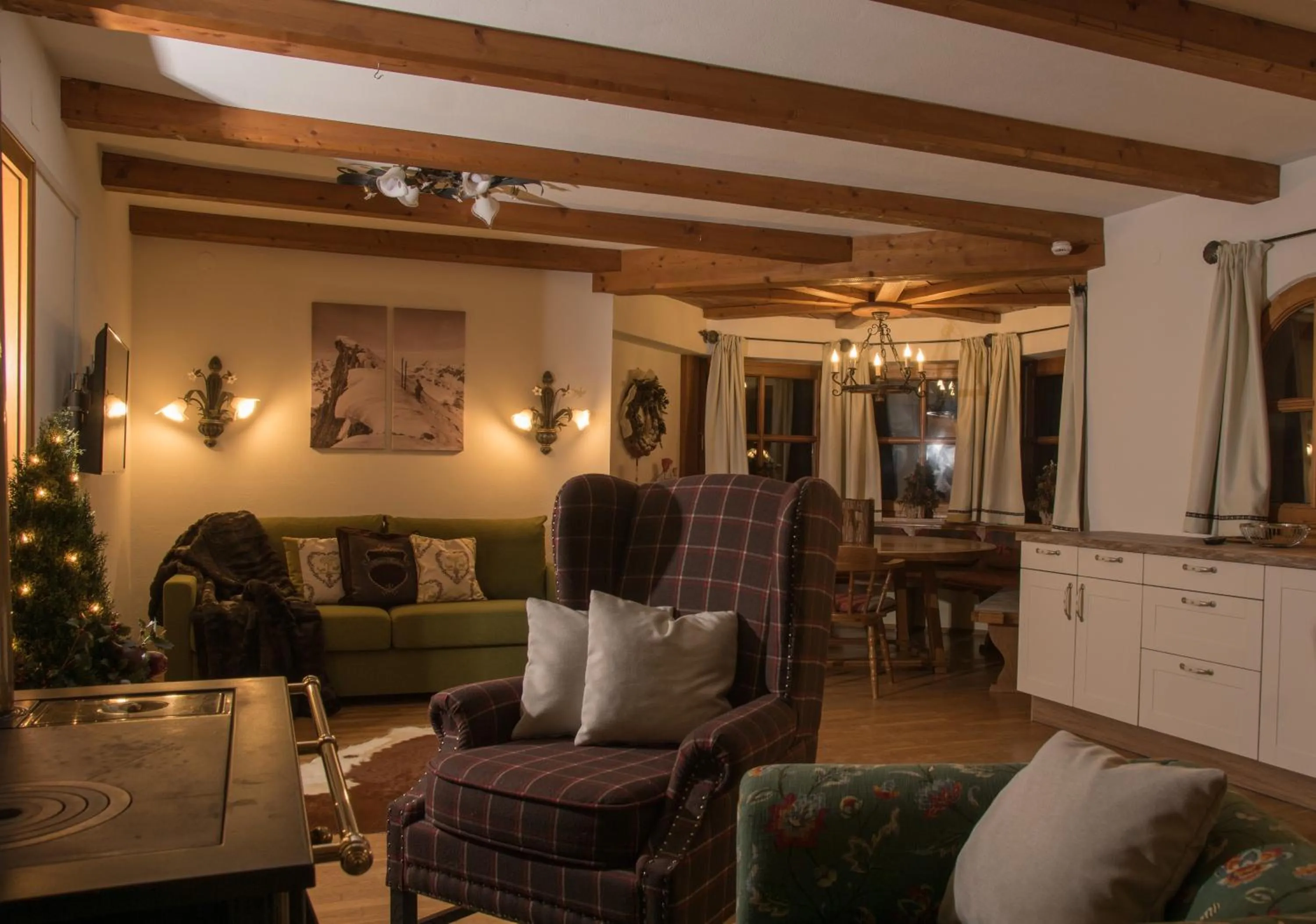 Living room in Landhaus Alpenjuwel