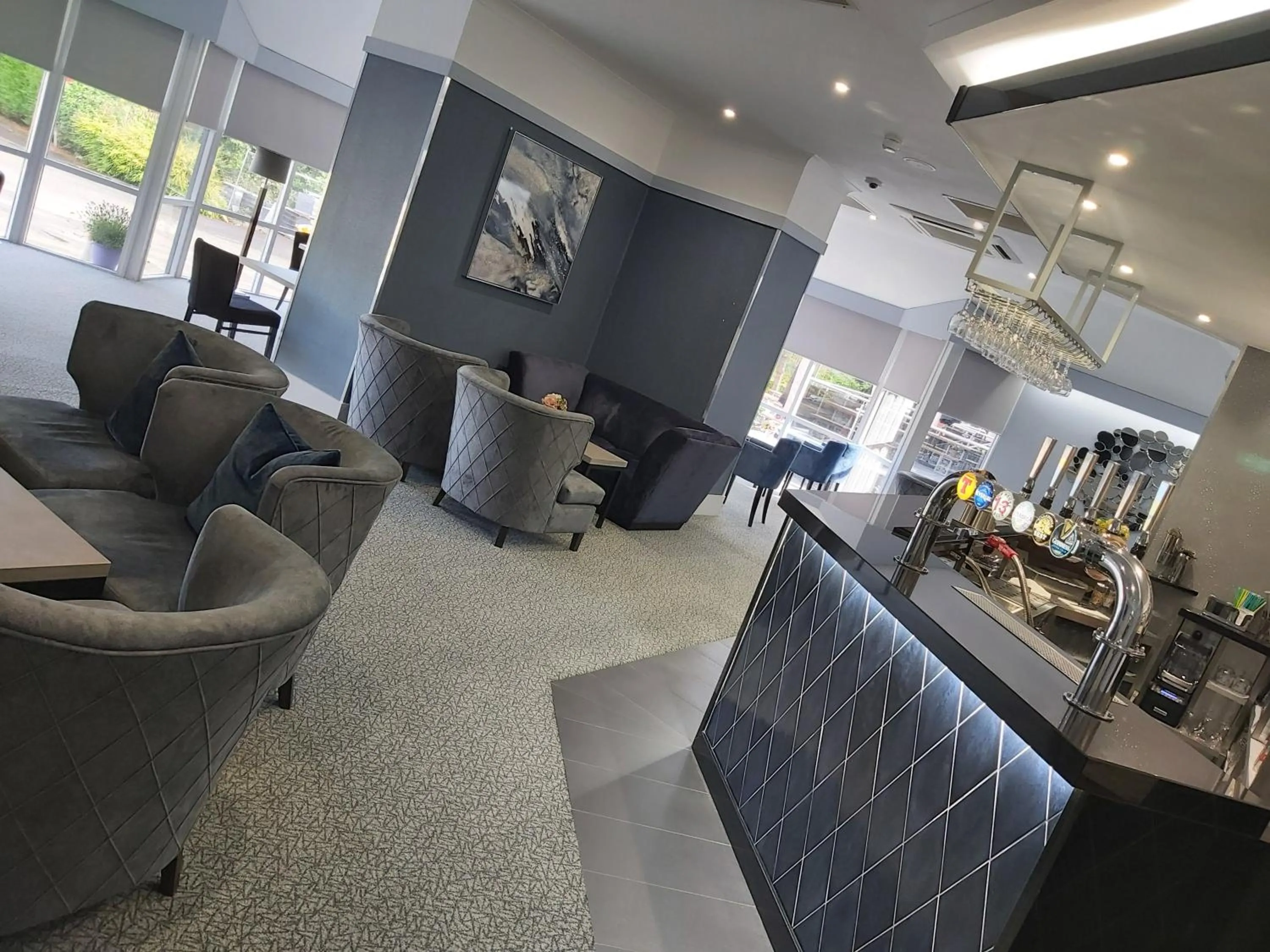 Lounge or bar in Dean Park Hotel