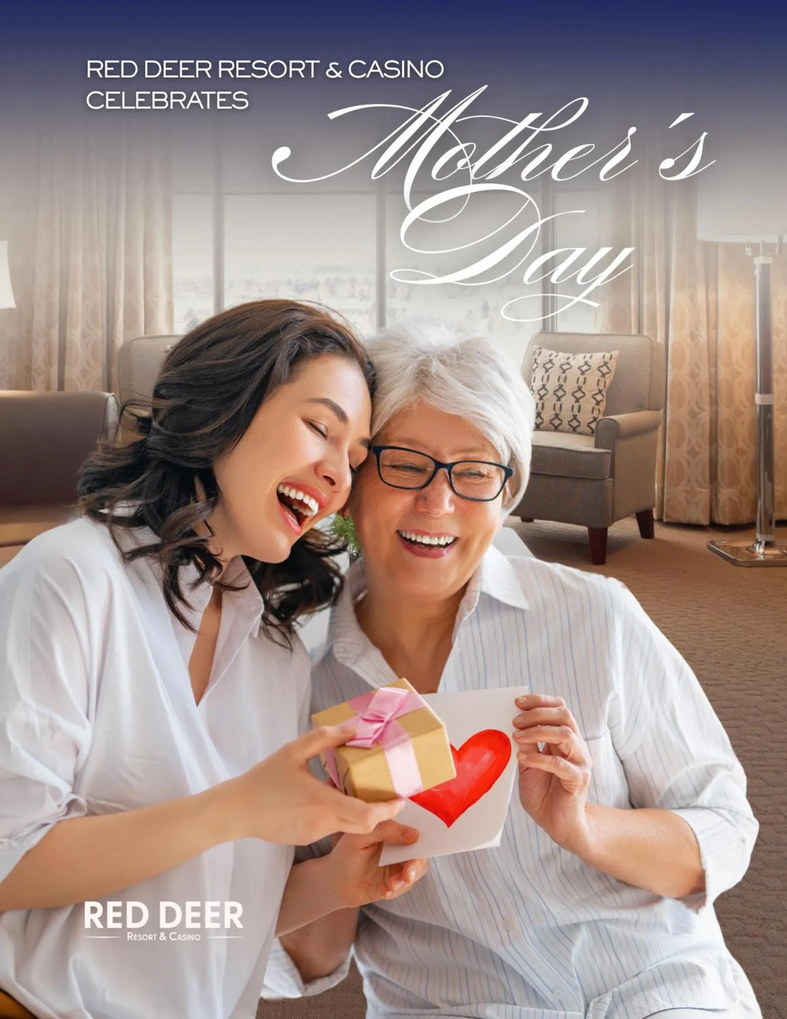 Text overlay in Red Deer Resort & Casino