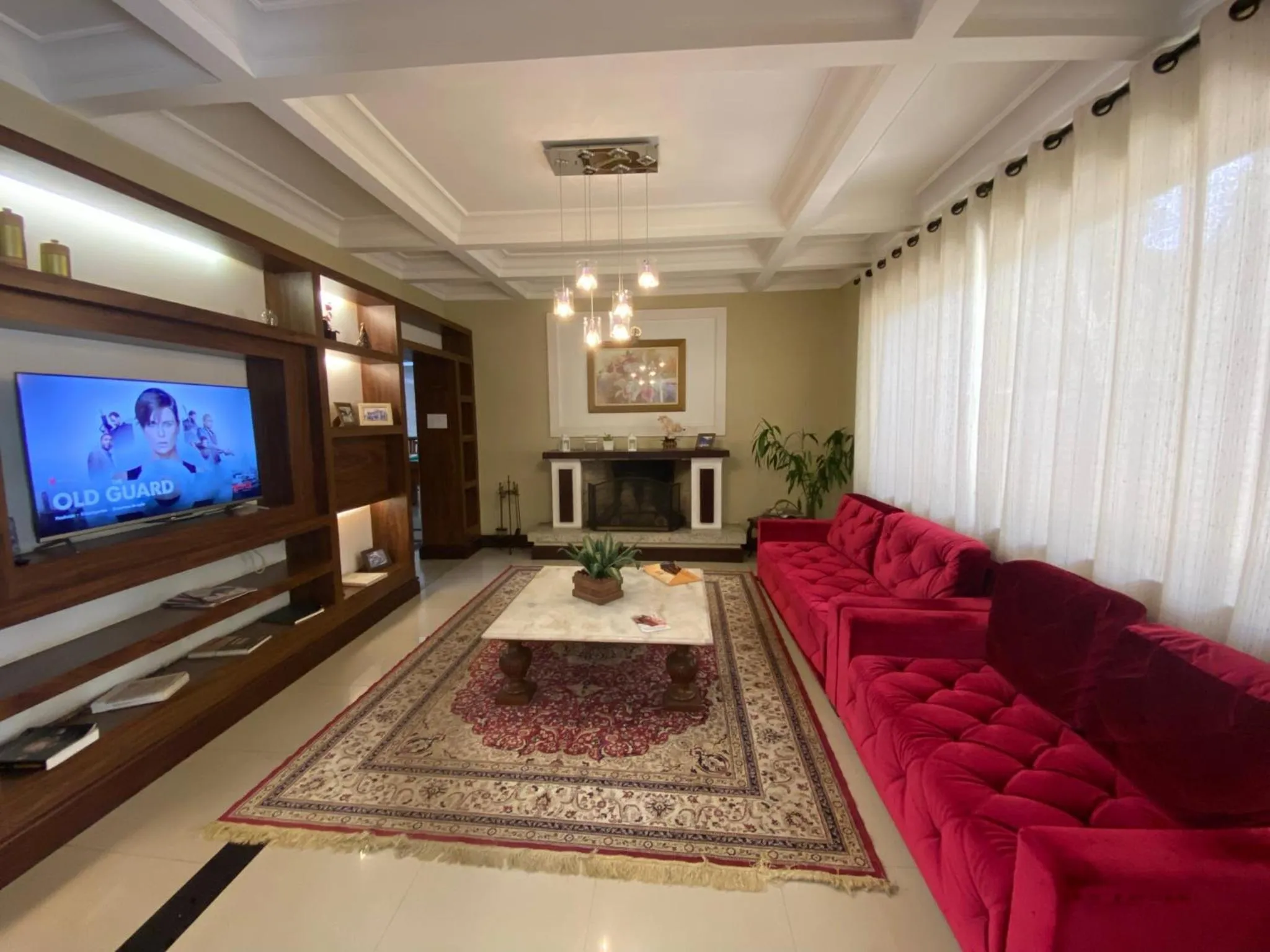 Communal lounge/ TV room in Princesa Isabel Pousada e Hotel – Dom Pedro