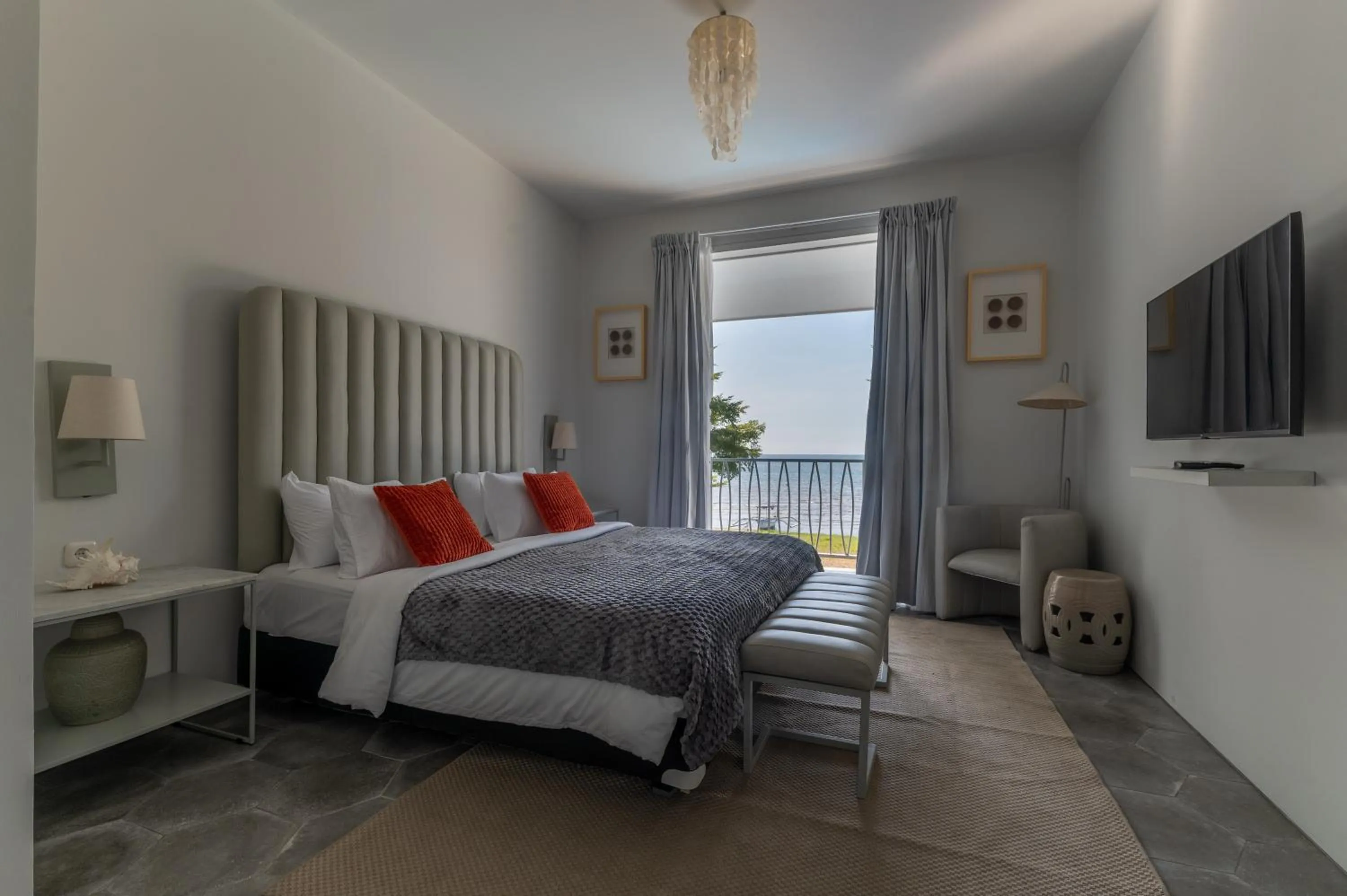 Bed in Lusa Beach Studios Under New Management And Newly Renovated