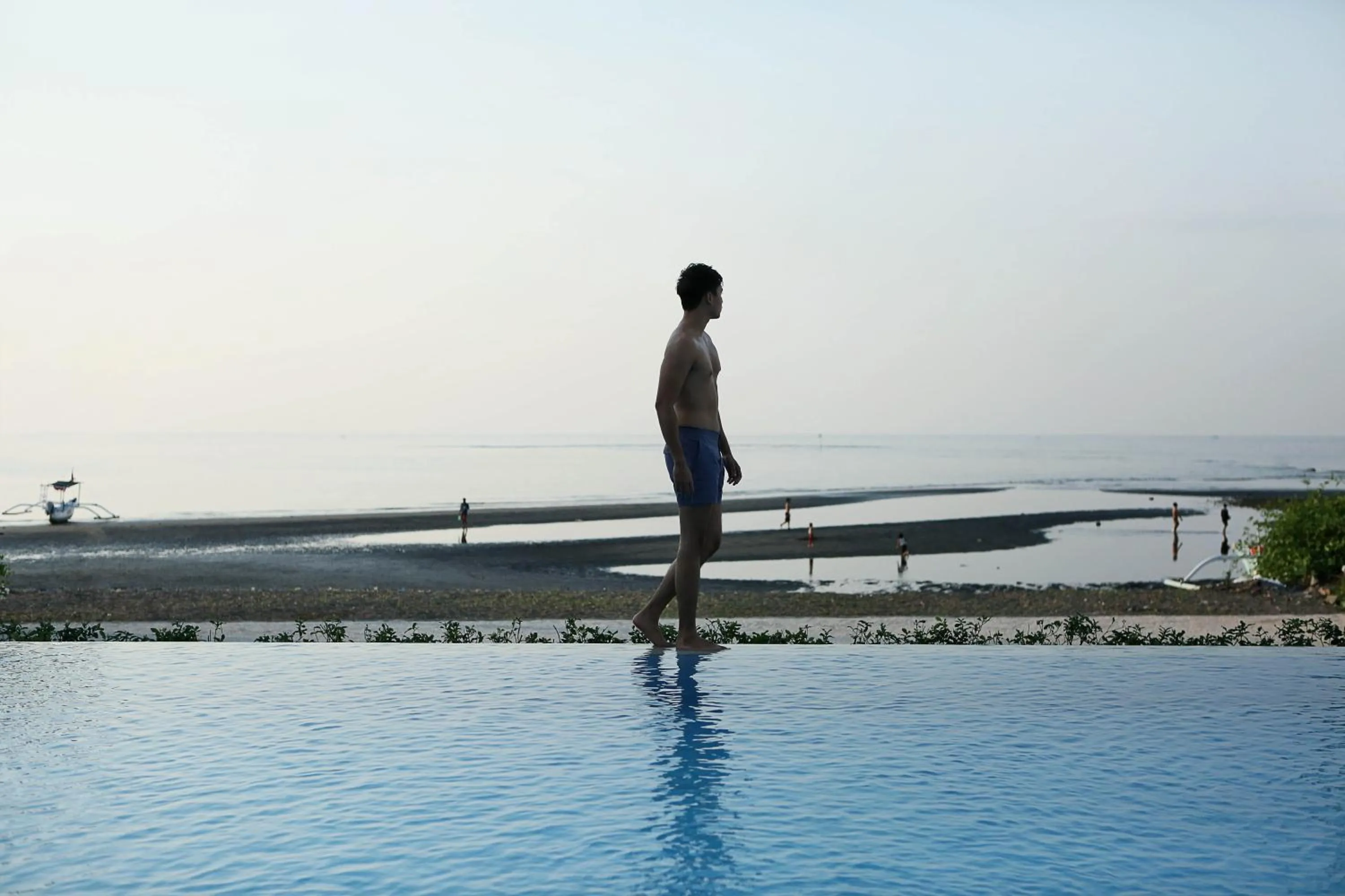 Pool view in Lusa Beach Studios Under New Management And Newly Renovated