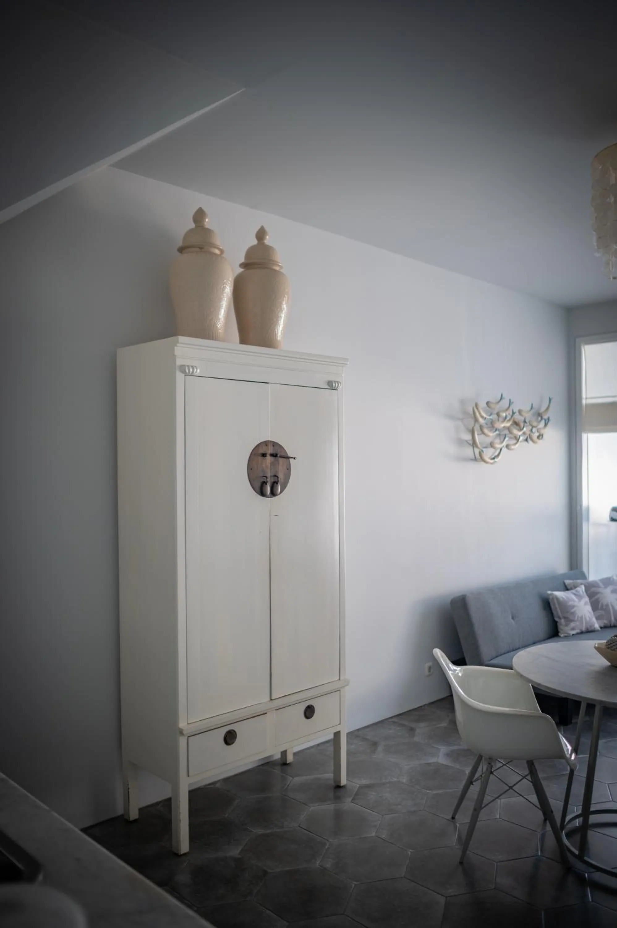 Living room in Lusa Beach Studios Under New Management And Newly Renovated