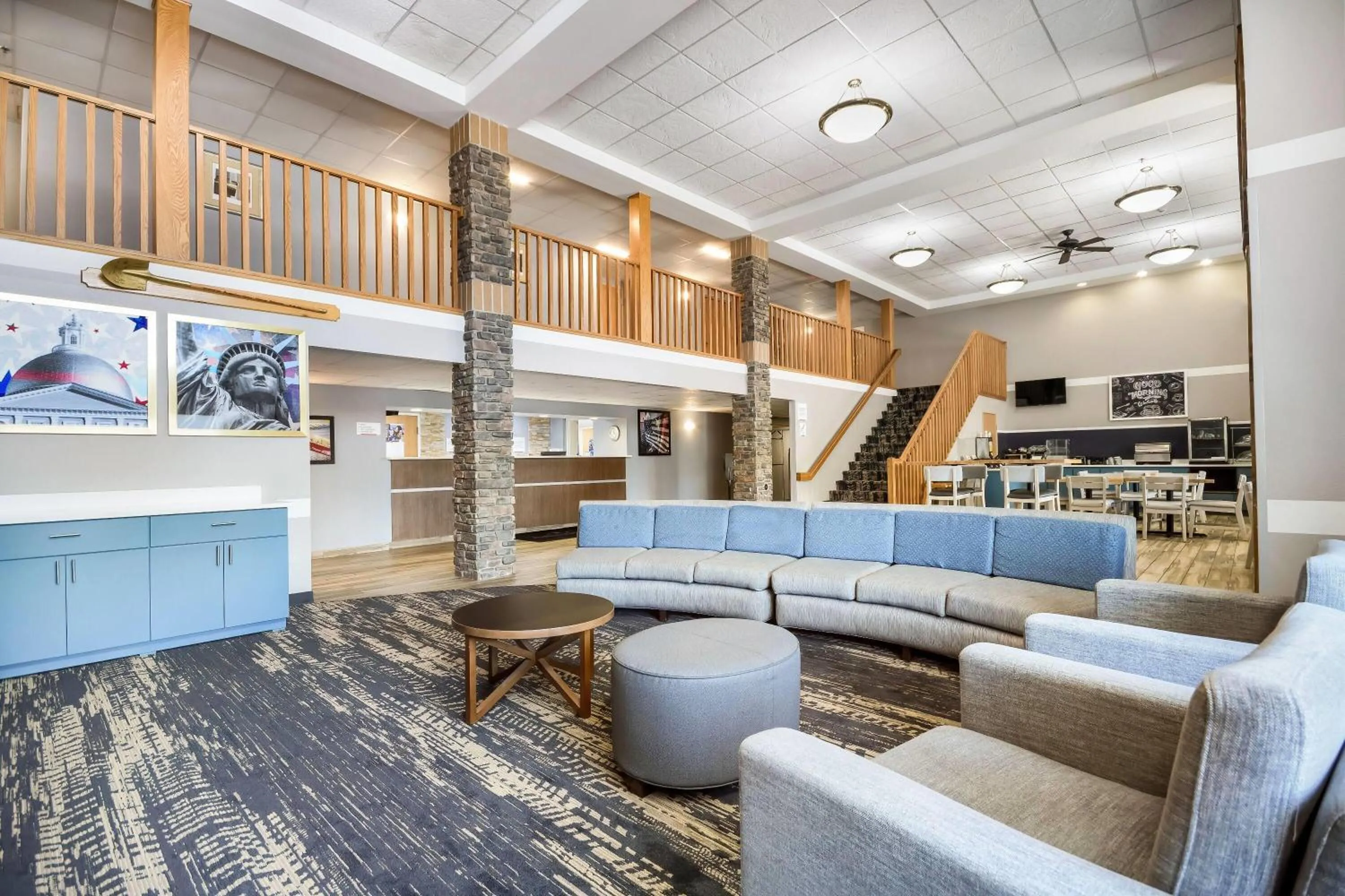 Lobby or reception in AmericInn by Wyndham Wausau