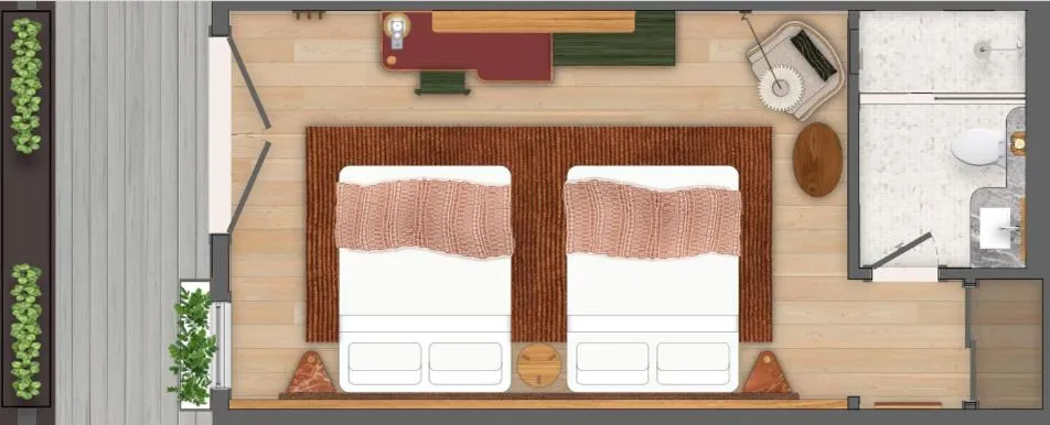 Floor plan in Beachside on Nantucket