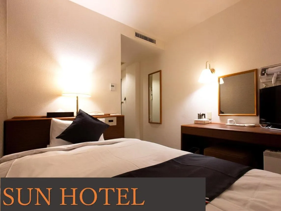 Bed in Sun Hotel Kokubu Kagoshima