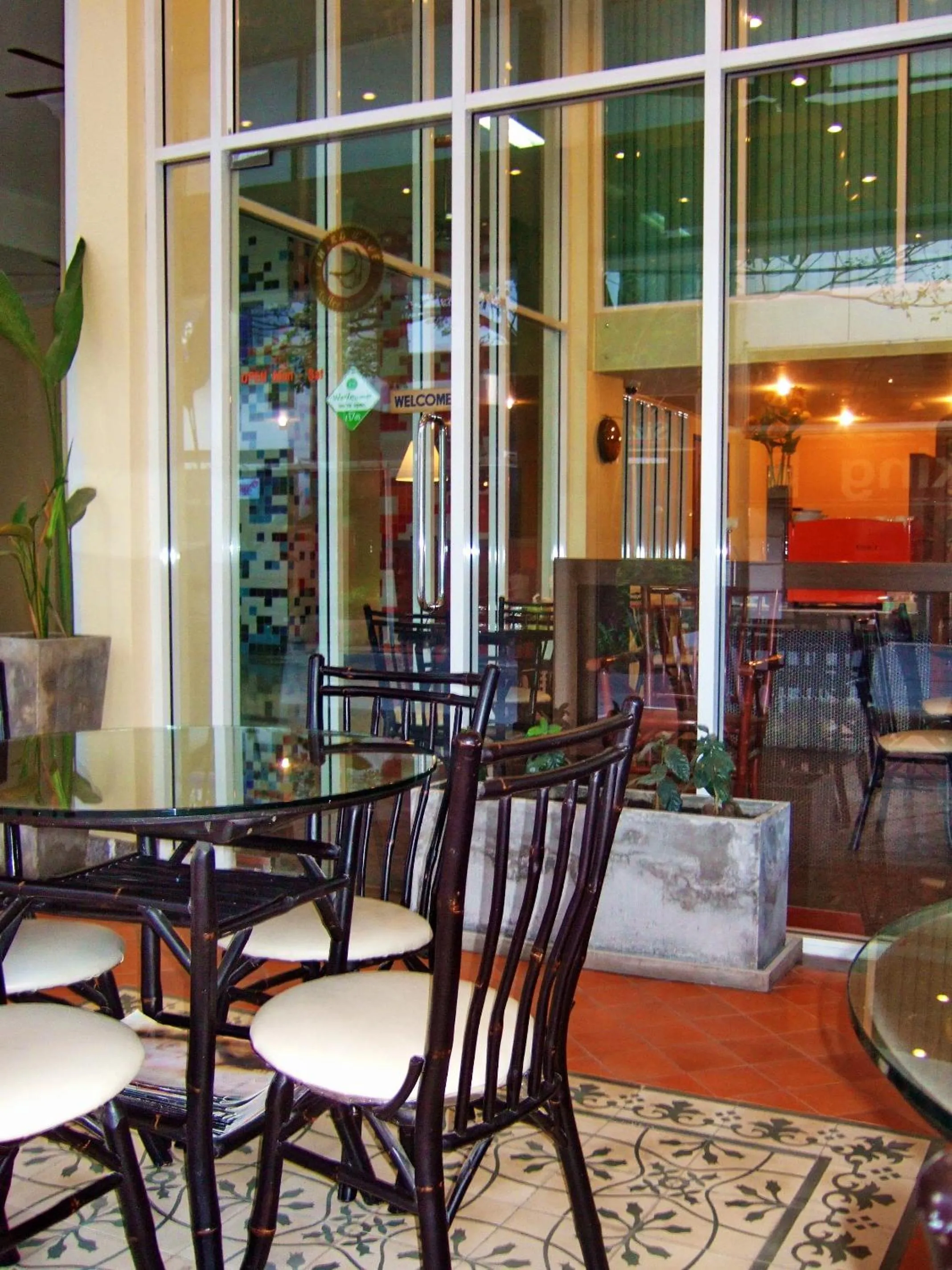 Seating area in Lodge 61 Hotel