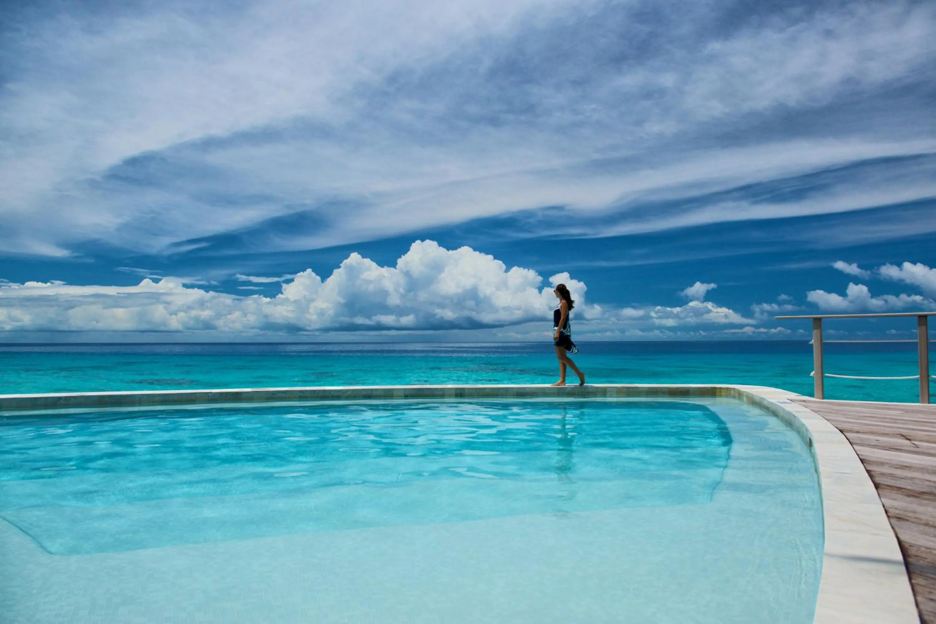 Swimming pool in Maitai Rangiroa