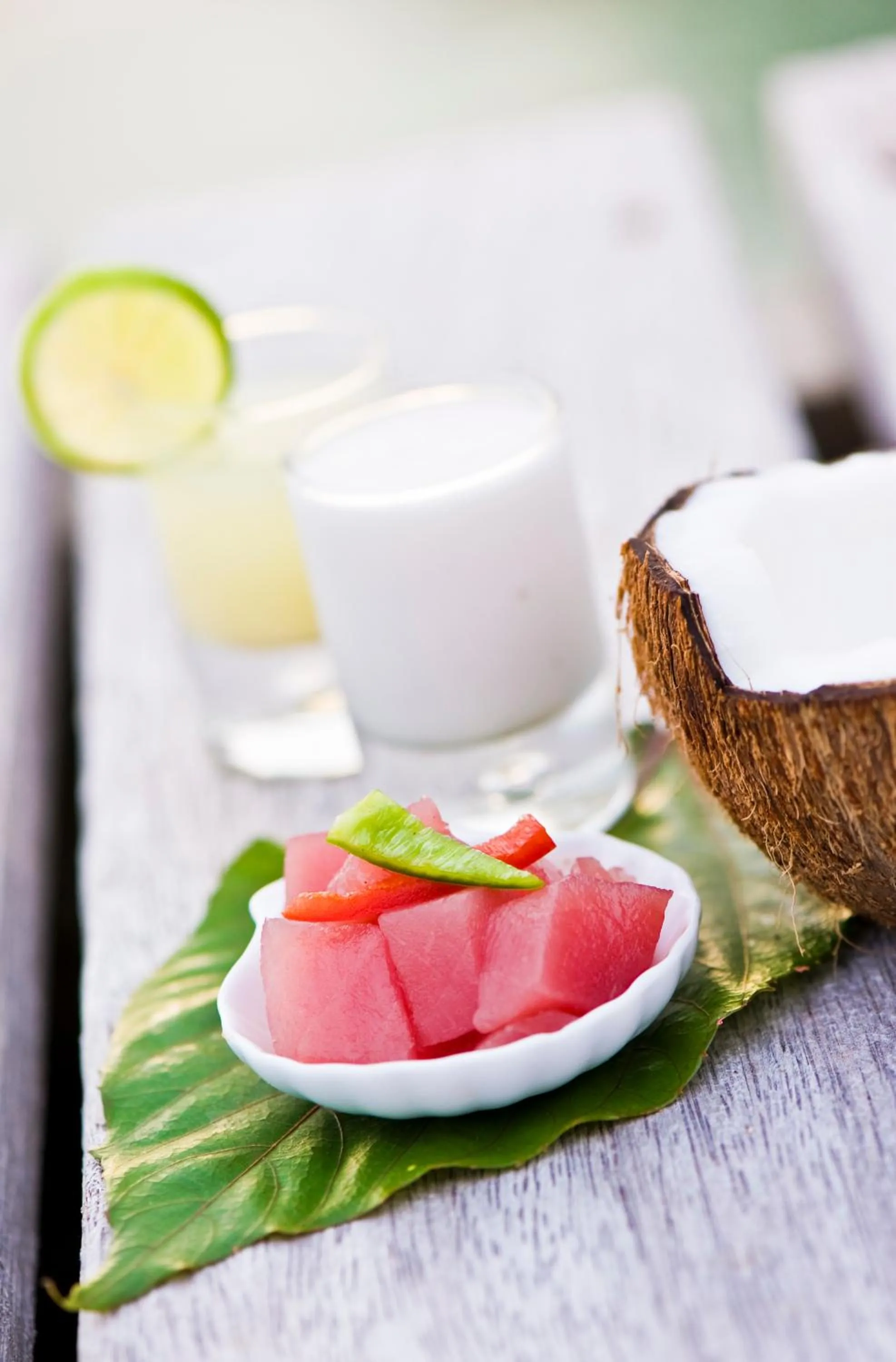 Food close-up in Maitai Rangiroa
