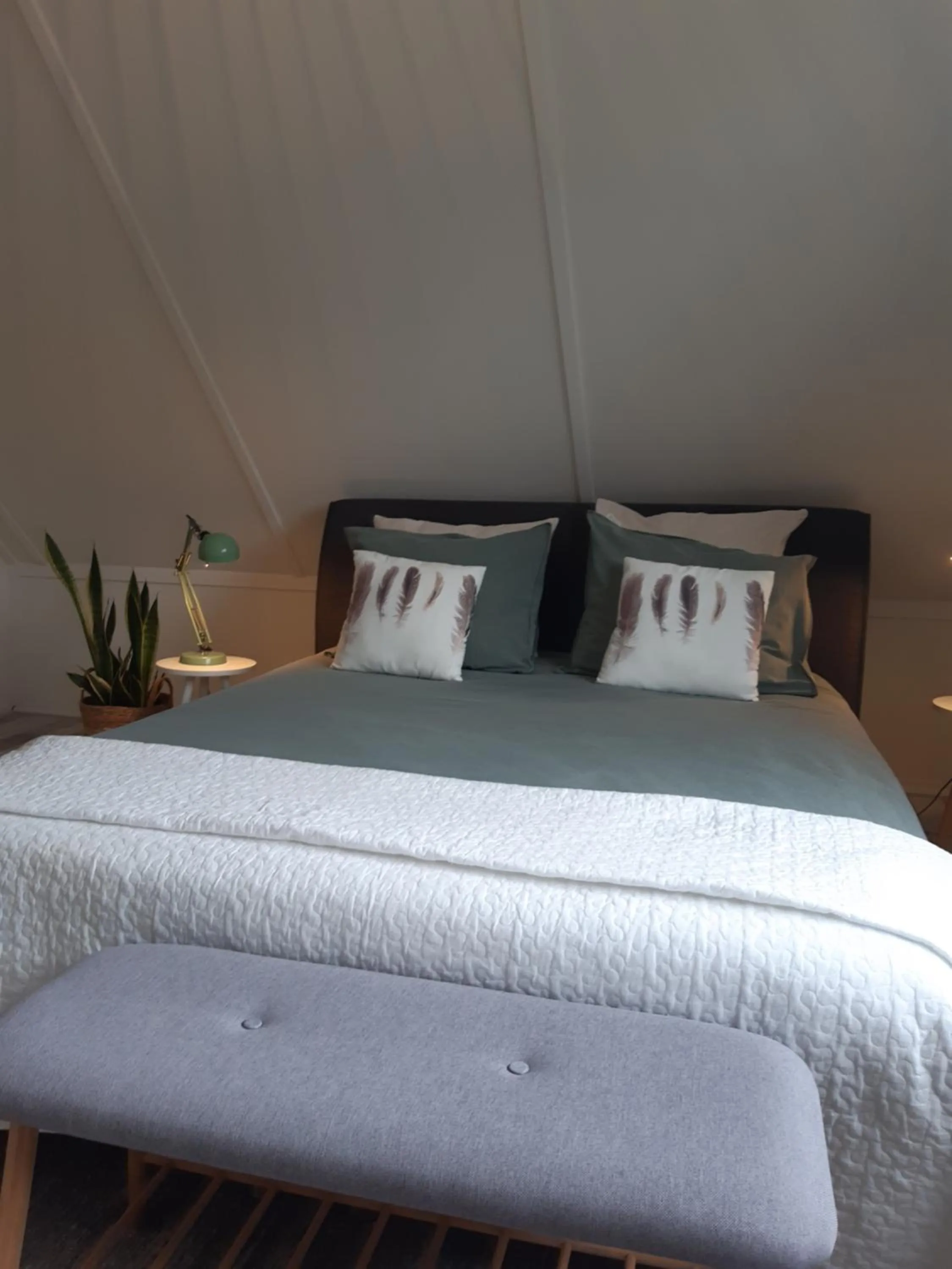 Bed in B & B Janneke Elsloo Friesland