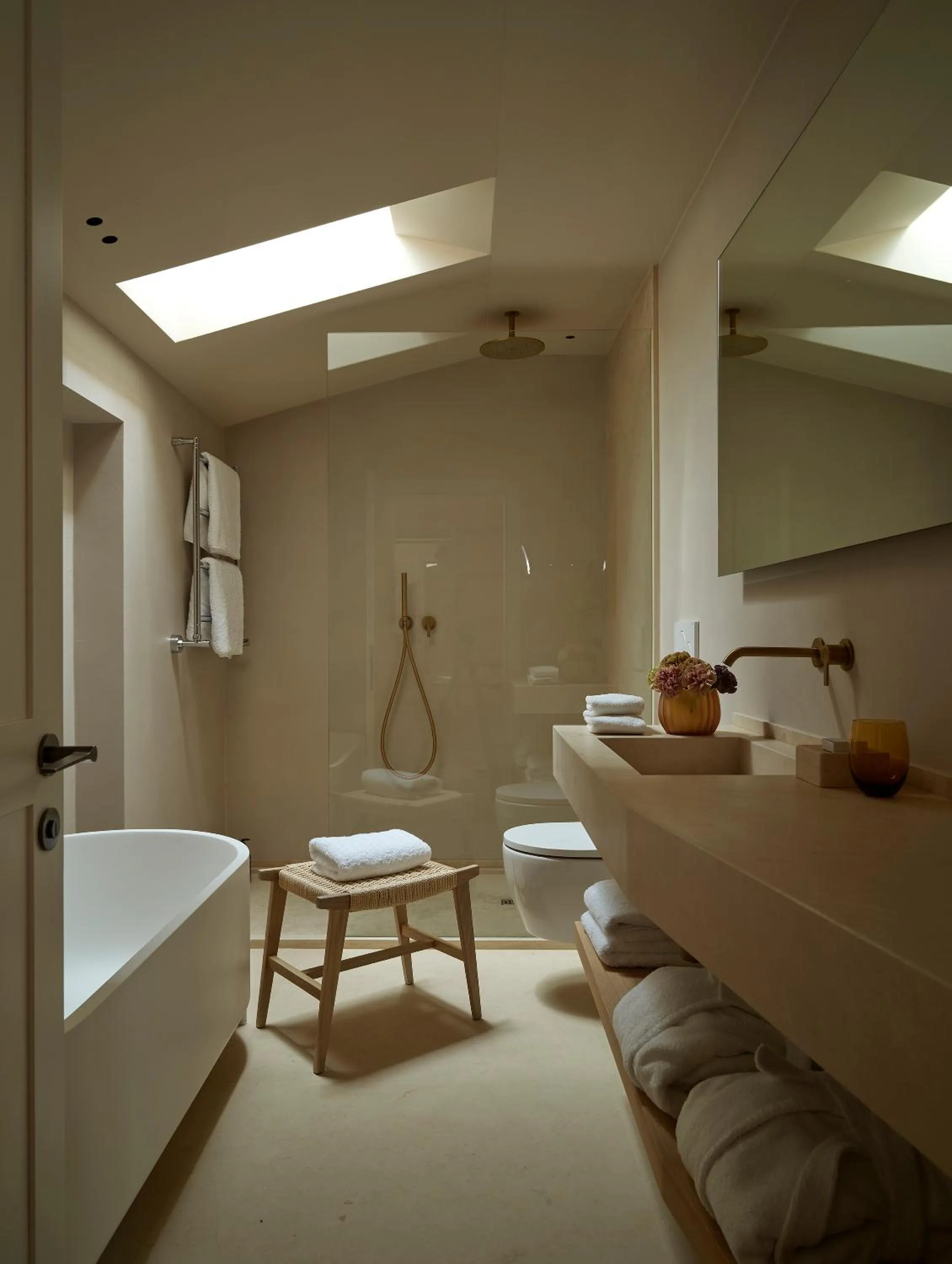 Shower in Hotel Schwarzwand