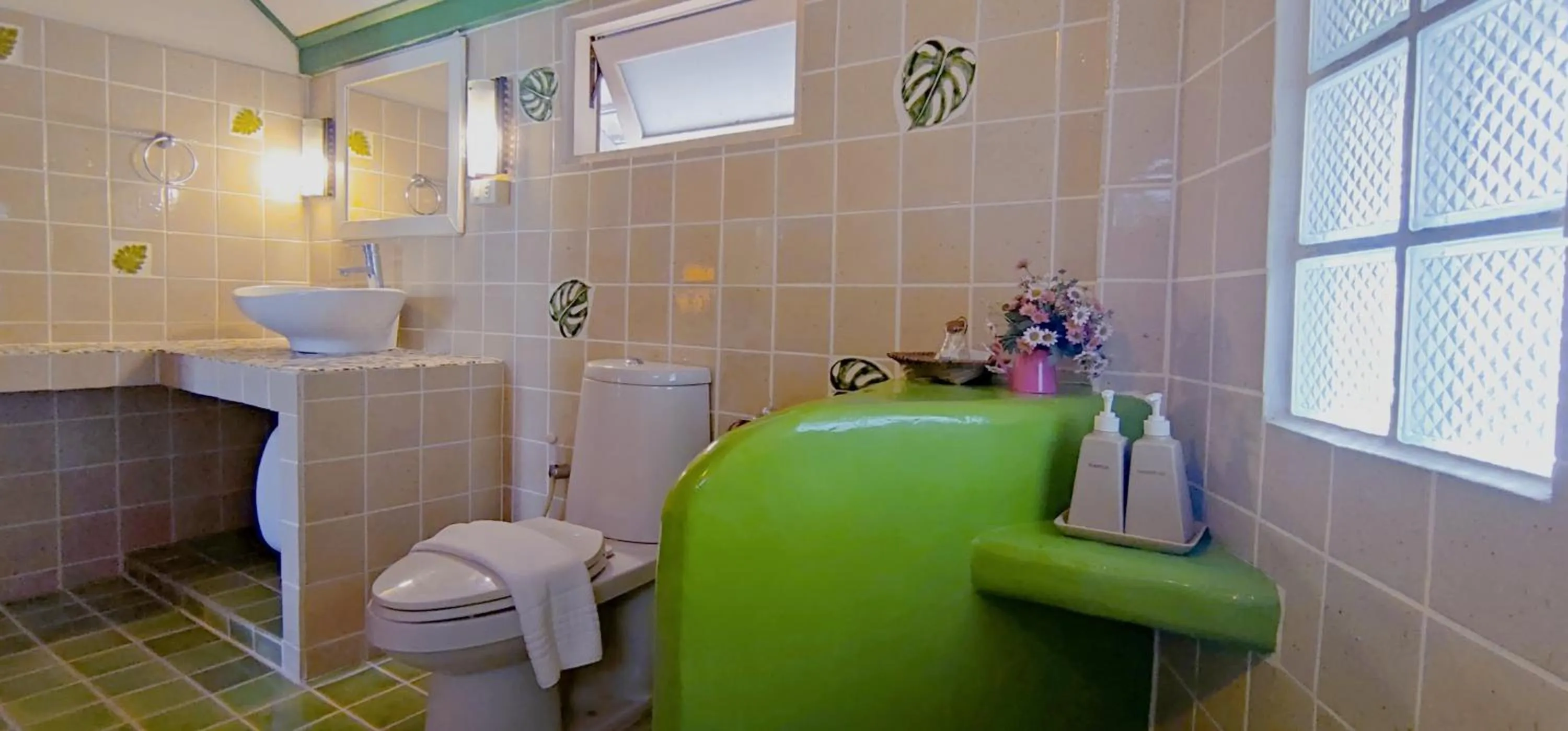 Bathroom in KuadKhonThoe Pai Cottage