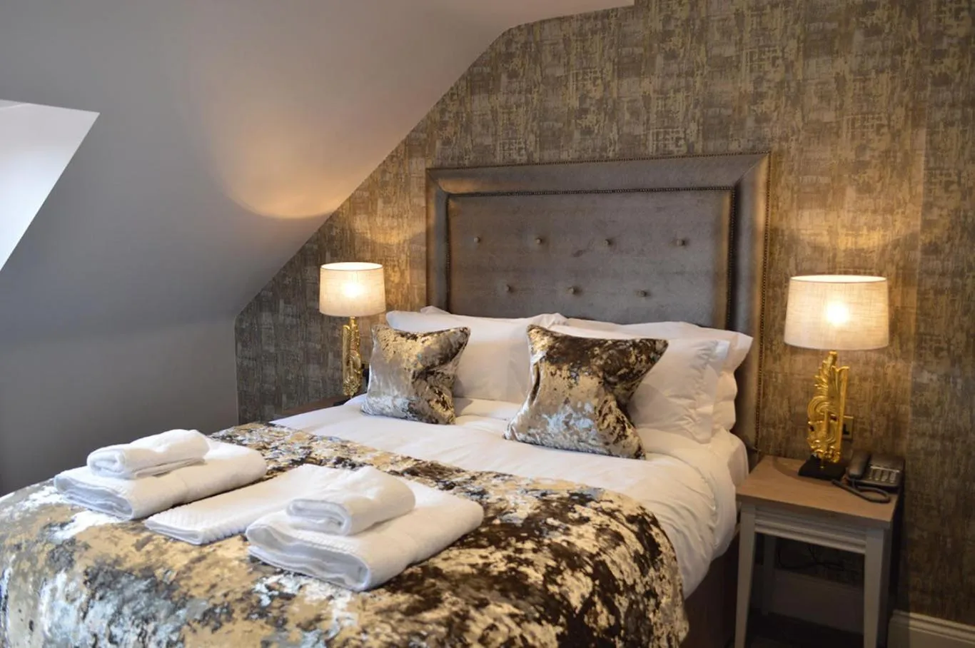 Bed in The Lord Street Hotel; BW Signature Collection