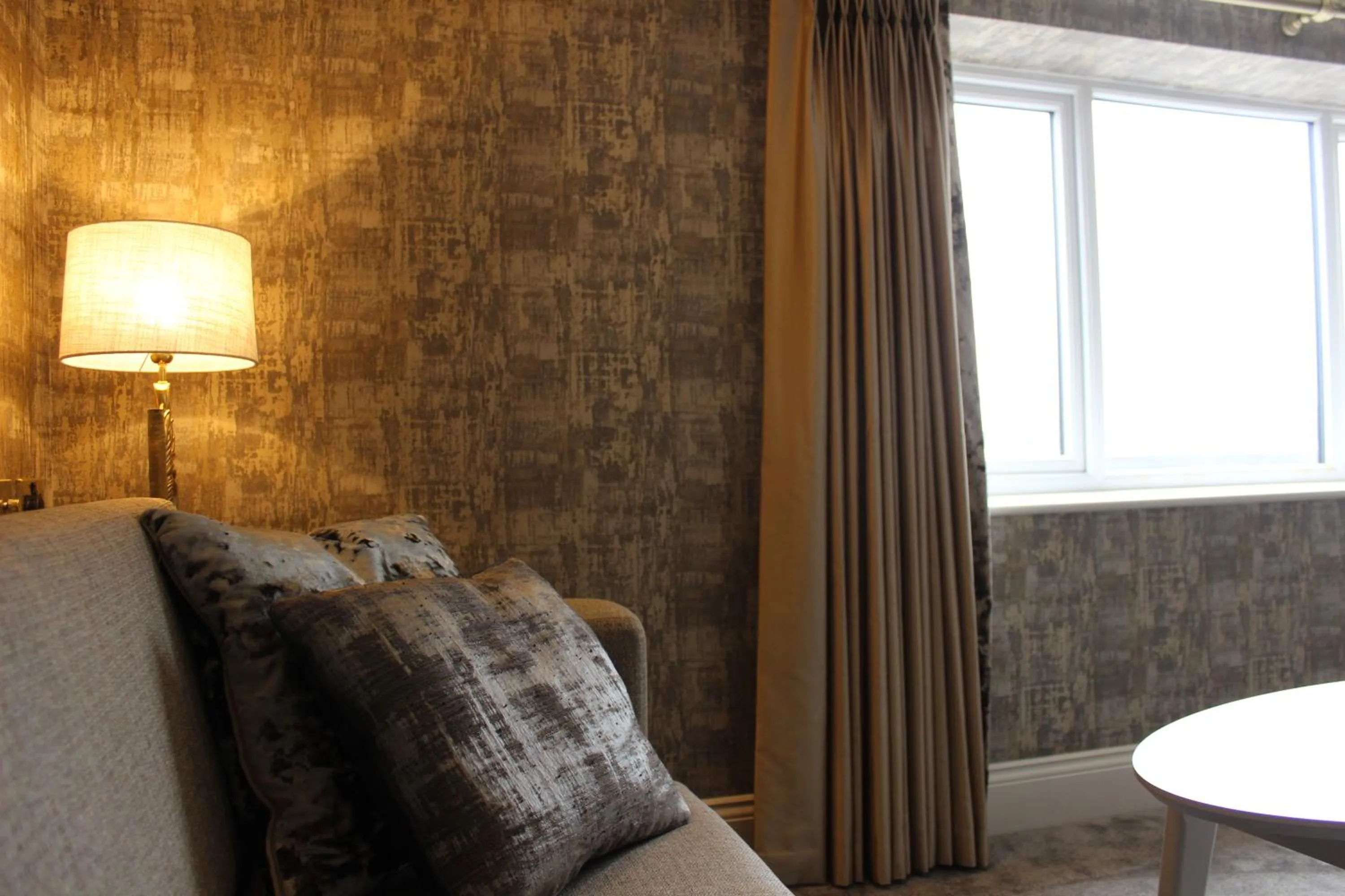 Living room in The Lord Street Hotel; BW Signature Collection