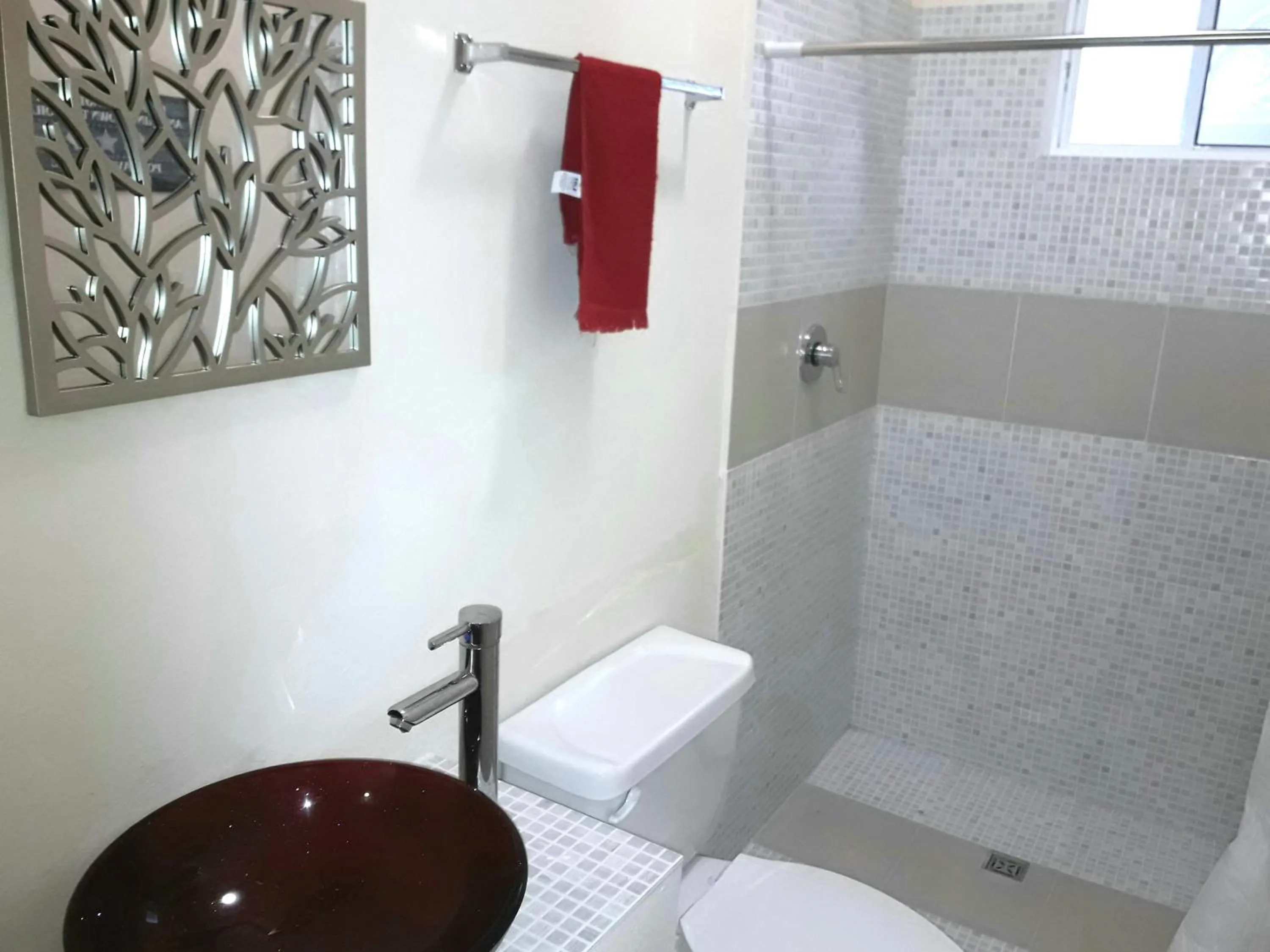 Bathroom in Cancun Blue Airport