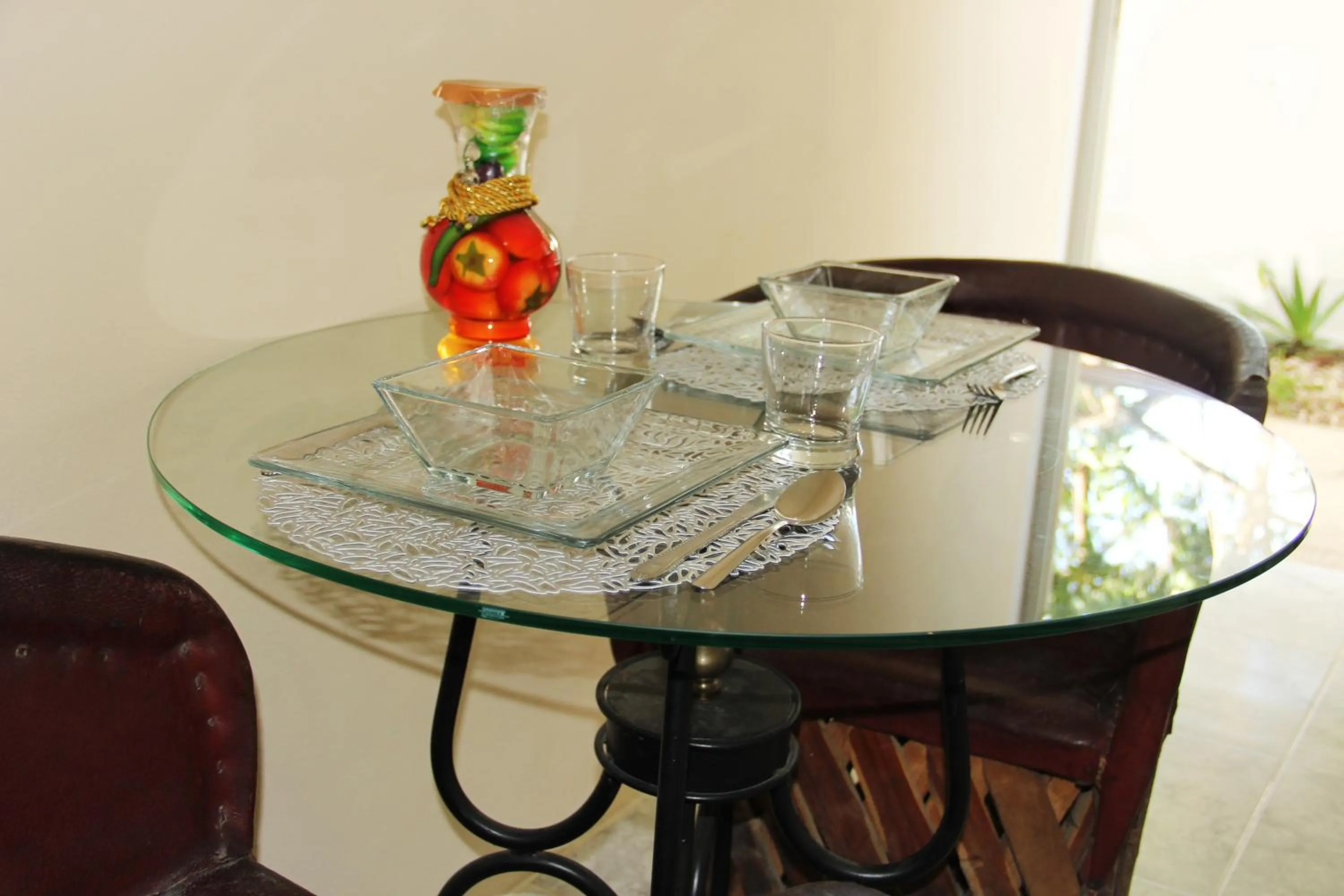 Dining area in Cancun Blue Airport