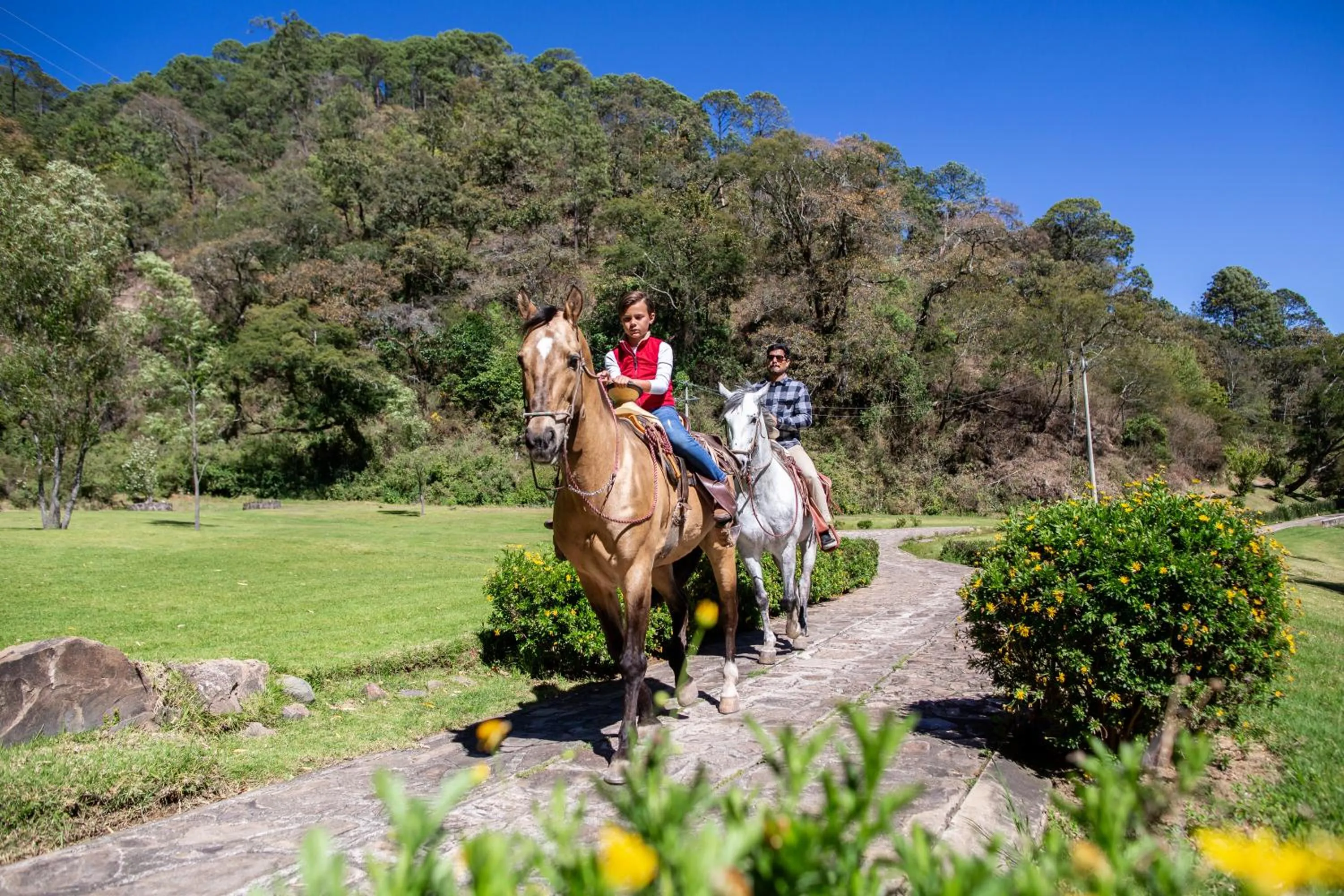 Horse-riding in Sierra Lago