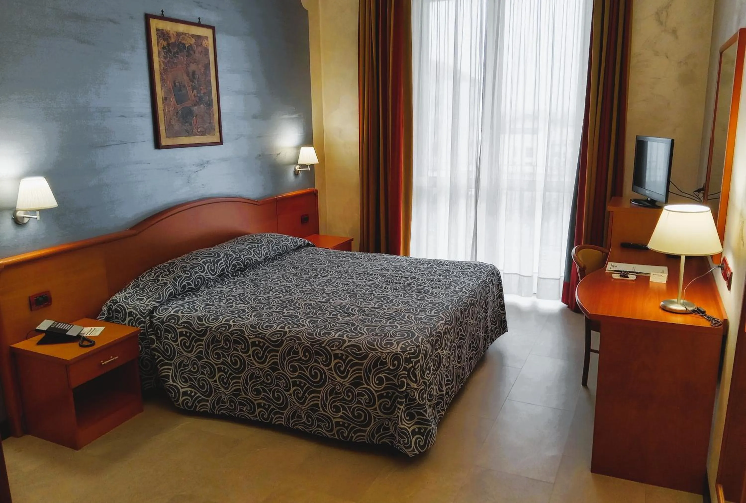 Bedroom, Bed in Hotel Brindor