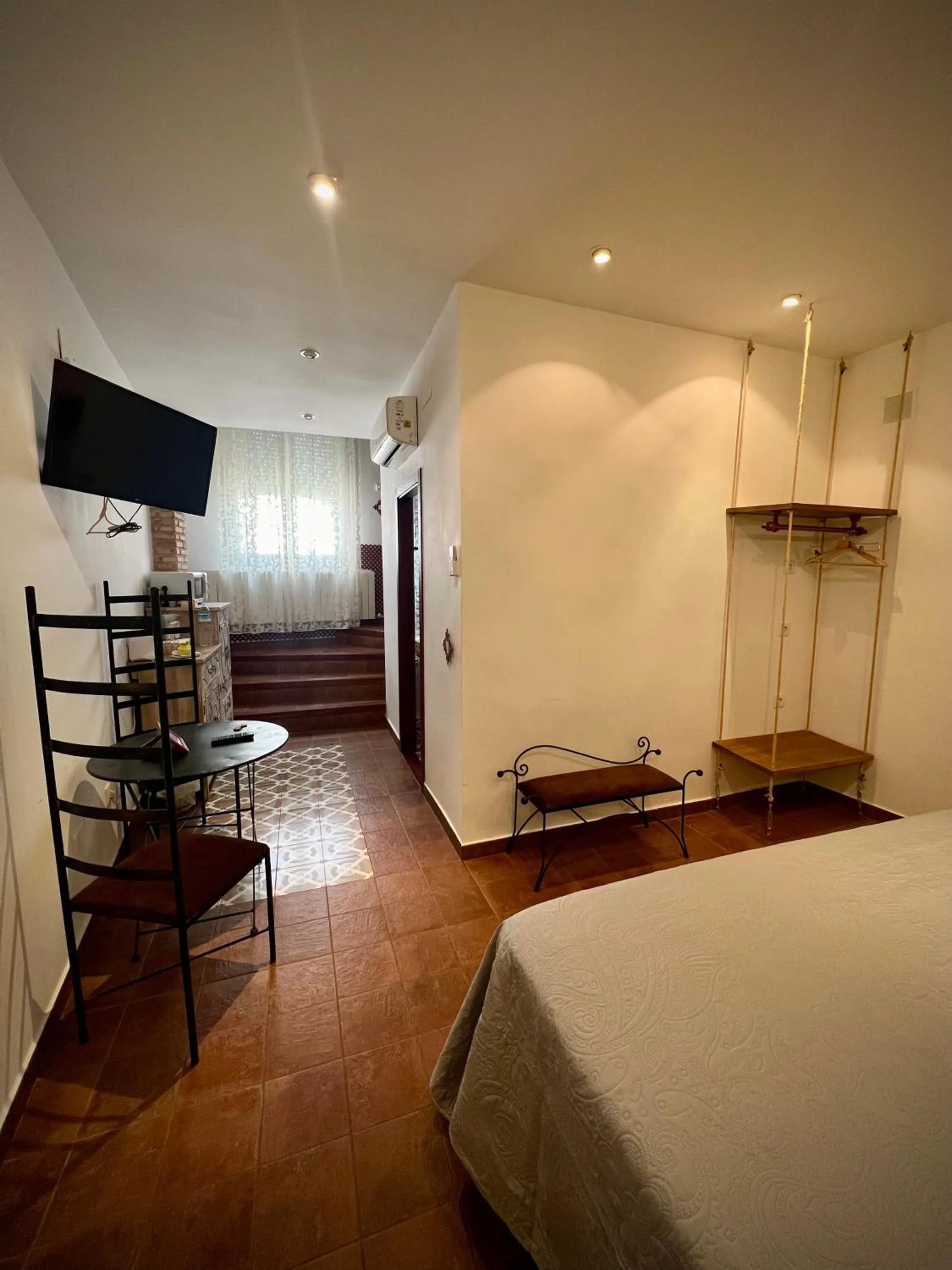 Decorative detail, Bed in Retiro del Teatro Almagro