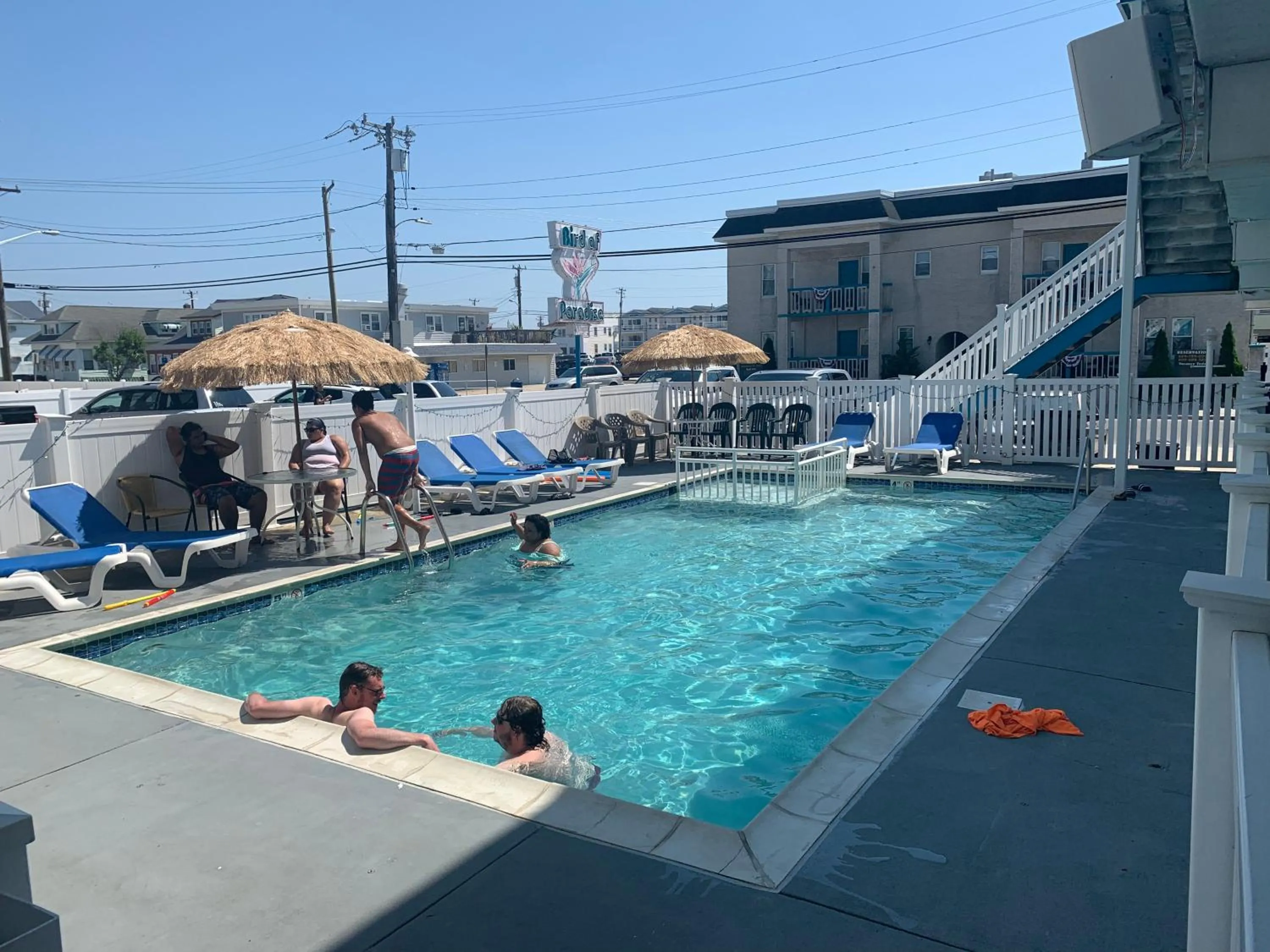 People in Bird of Paradise Motel