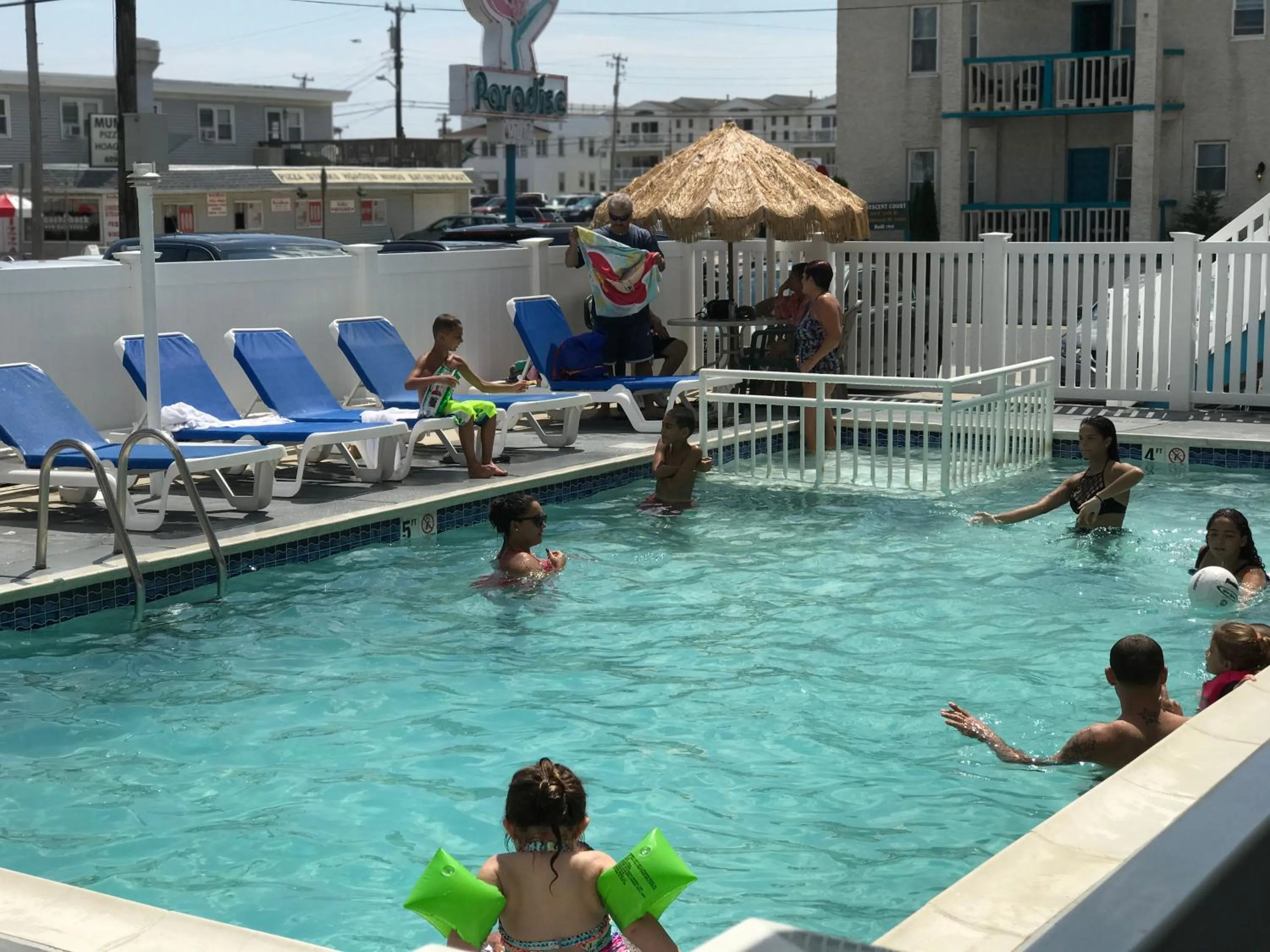 People in Bird of Paradise Motel