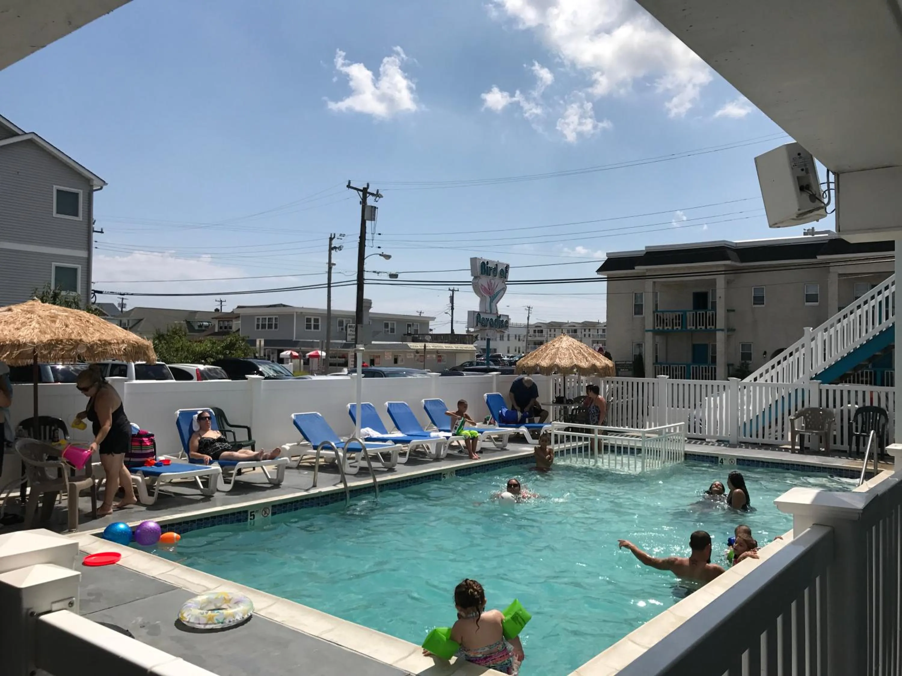 People in Bird of Paradise Motel